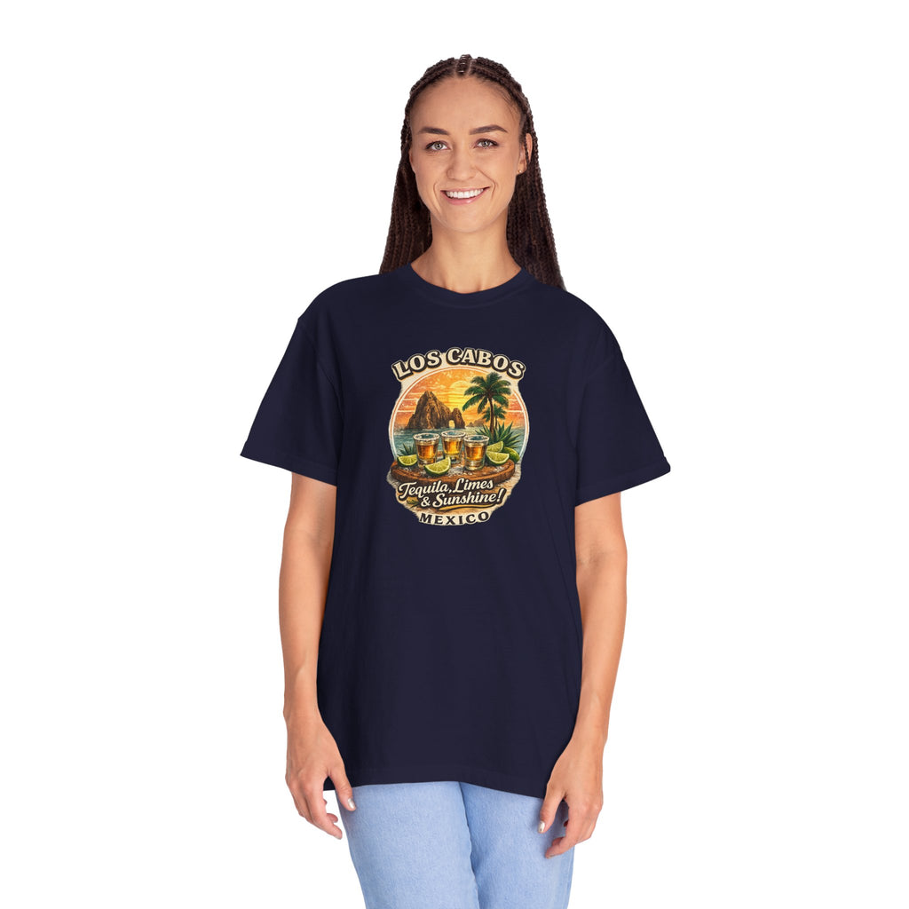 Los Cabos Tequila & Limes T-Shirt — Mexico Beach Vacation Tee