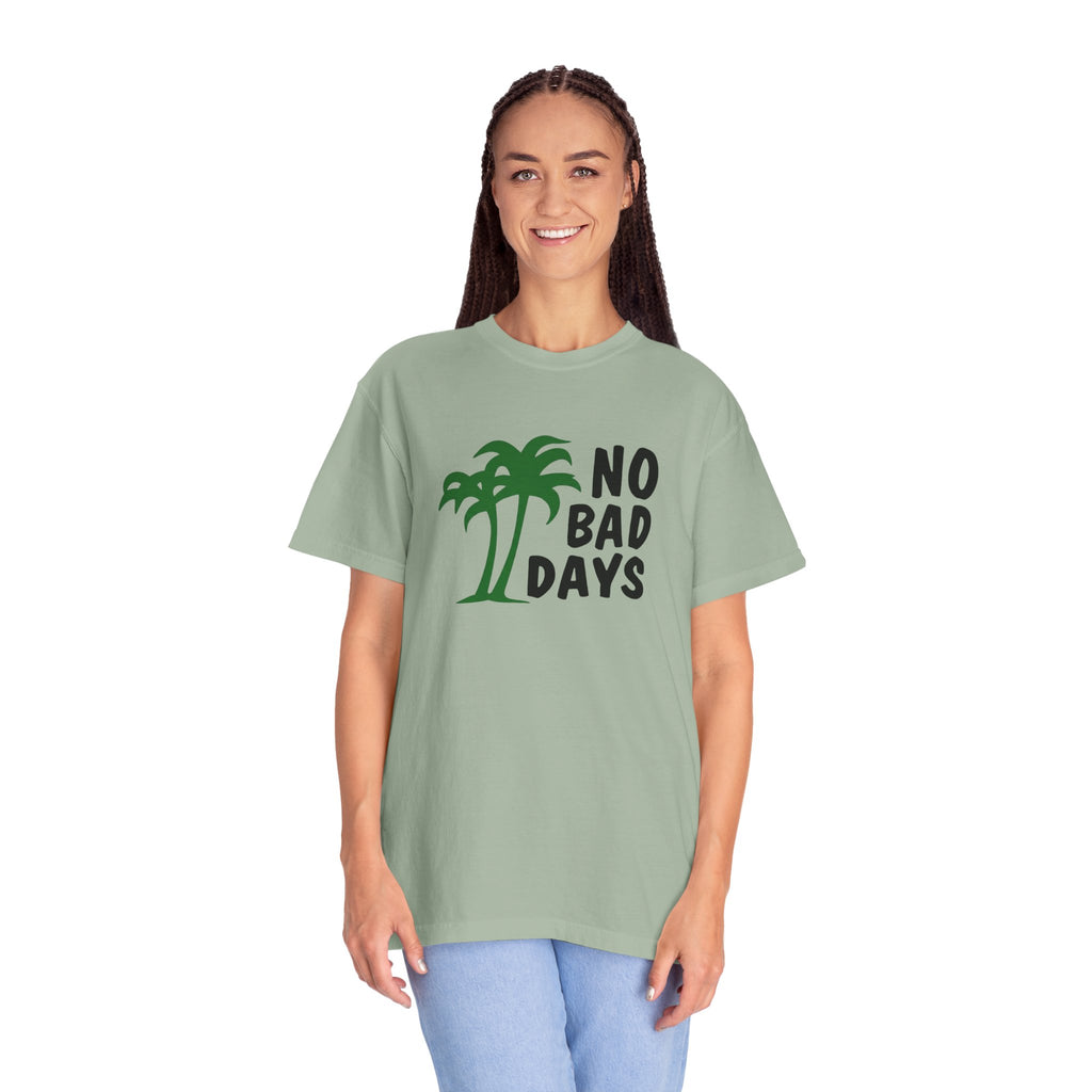 No Bad Days Palm Tree T-Shirt — Casual Beach Vibe Graphic Tee