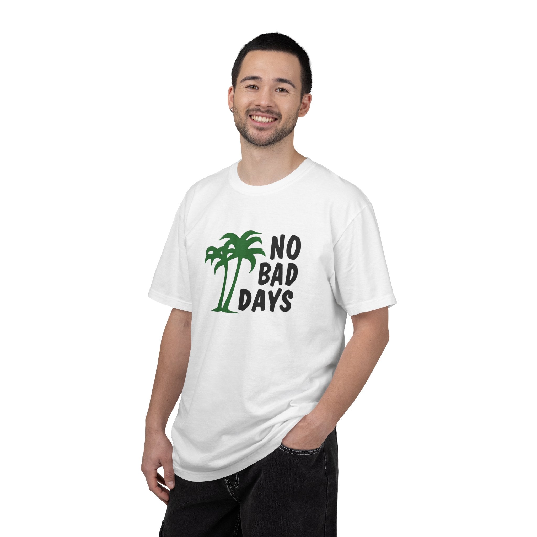 No Bad Days Palm Tree T-Shirt — Casual Beach Vibe Graphic Tee