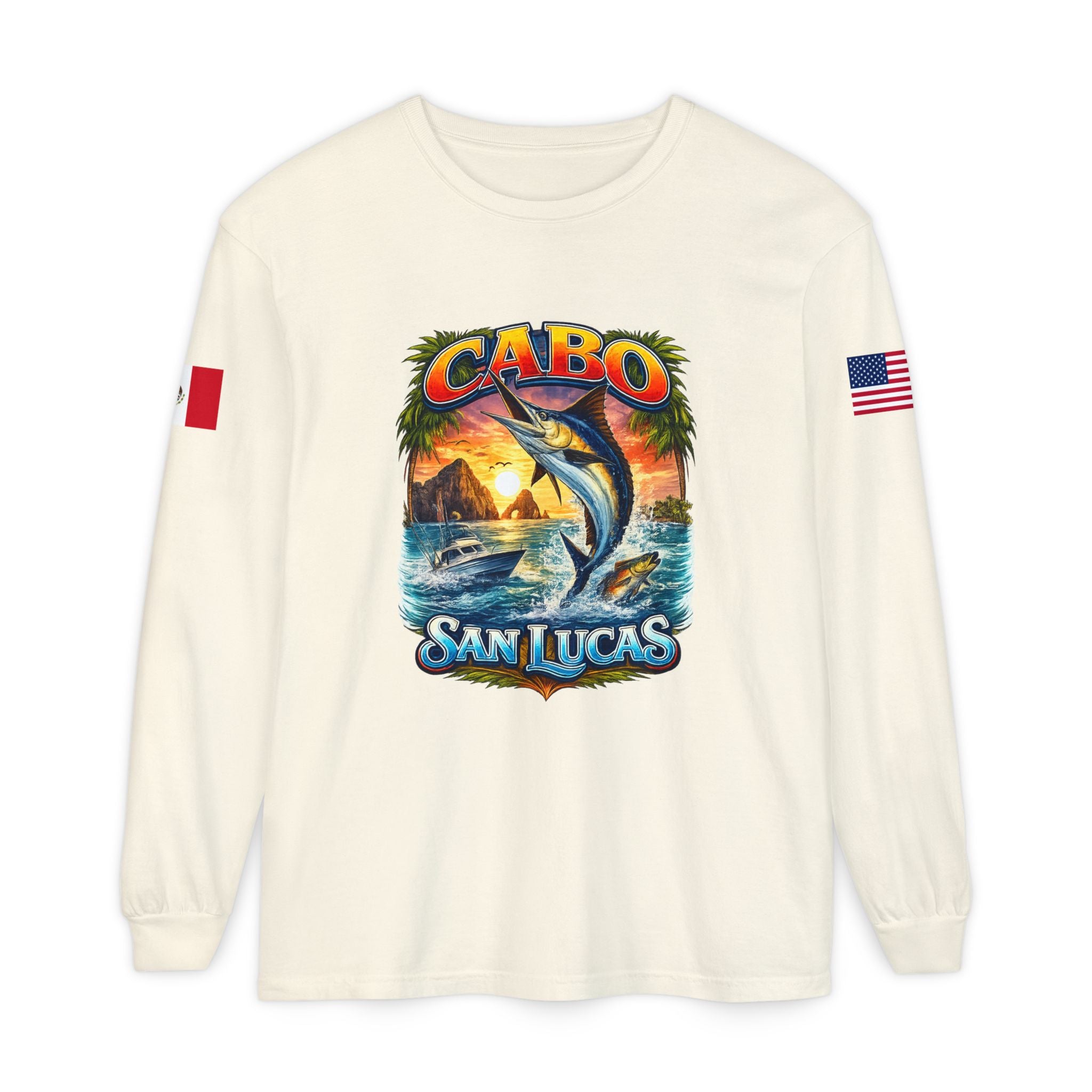 Cabo San Lucas Arch Marlin Long Sleeve T-Shirt