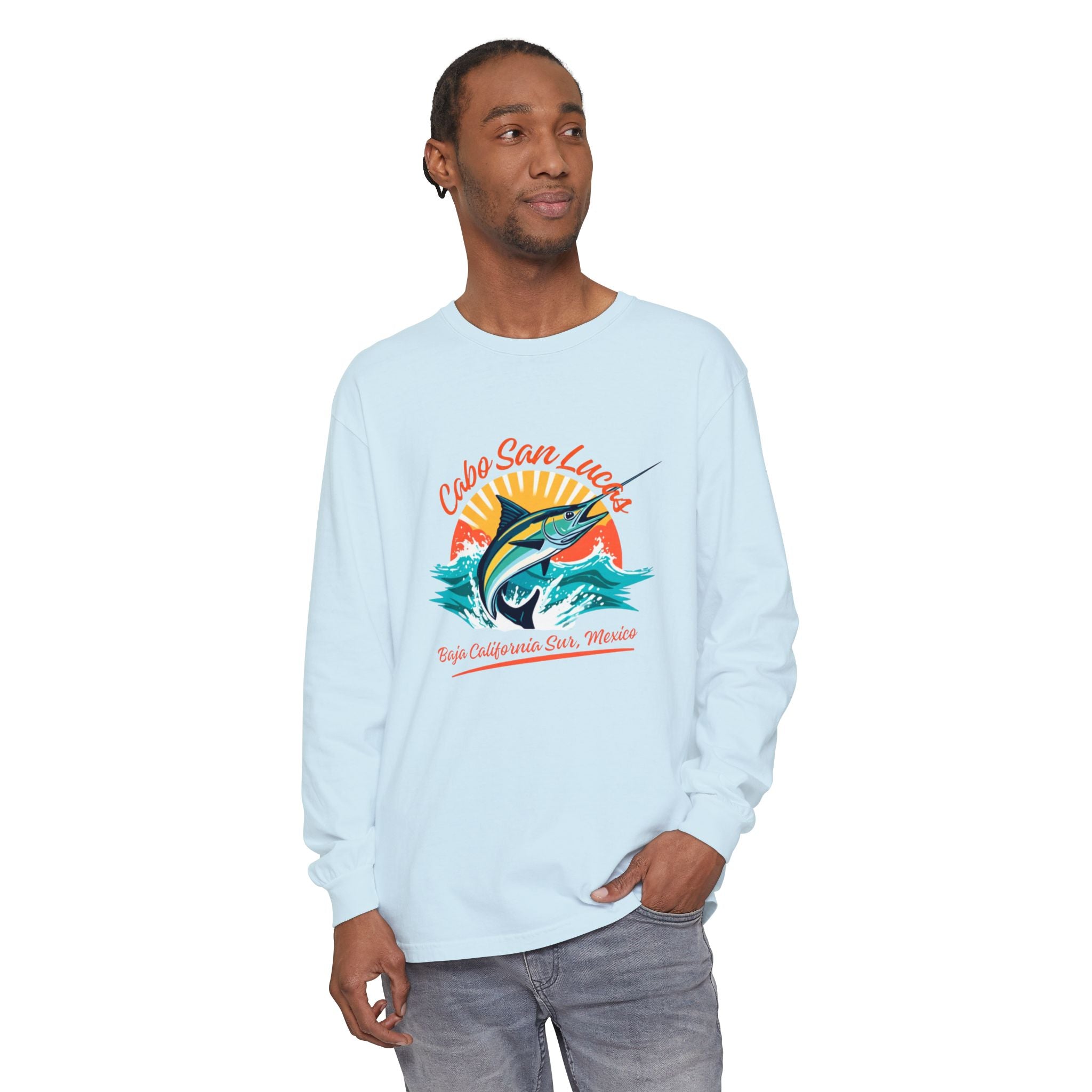 Cabo San Lucas Marlin Sunset Long Sleeve Tee