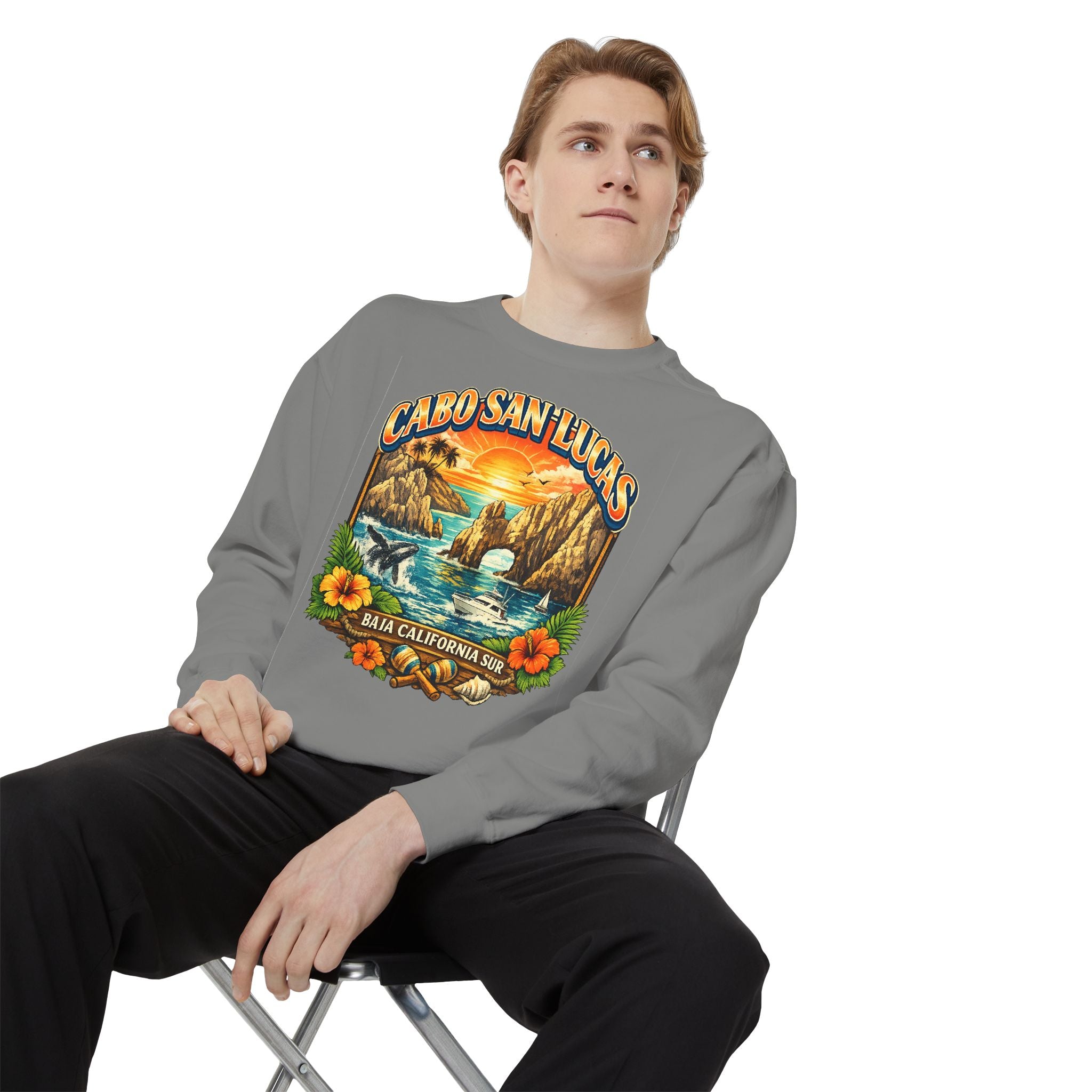 Cabo San Lucas Sunset Sweatshirt — Baja California Surf Crewneck
