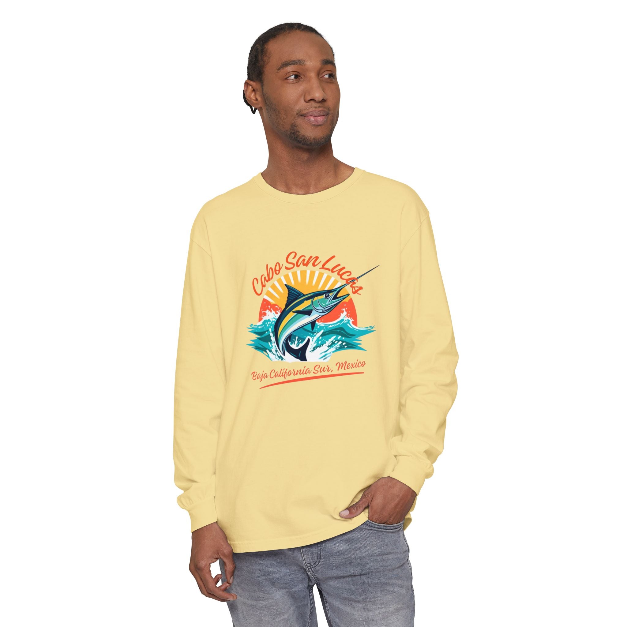 Cabo San Lucas Marlin Sunset Long Sleeve Tee
