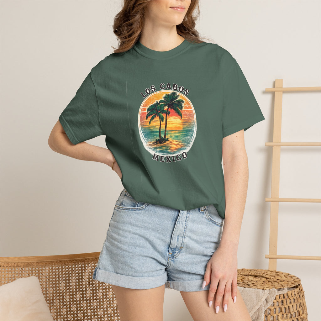Los Cabos Palms T-Shirt — Tropical Beach Palm Graphic Tee