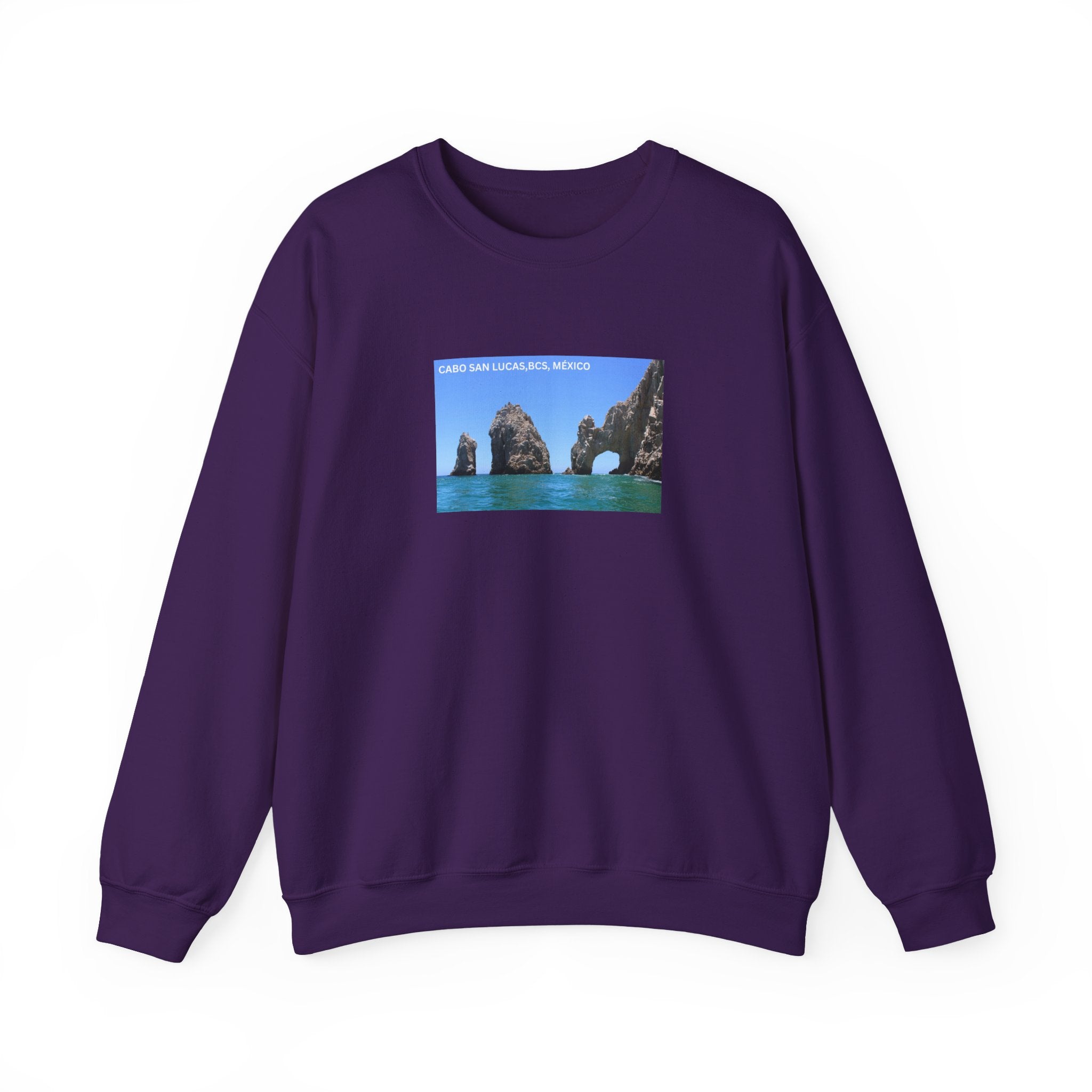 Cabo San Lucas Arch Crewneck Sweatshirt — Mexican Beach Photo Pullover