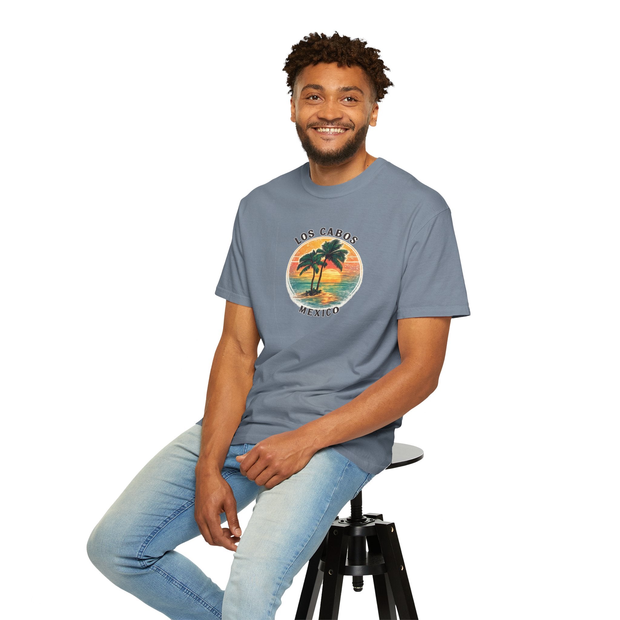 Los Cabos Palms T-Shirt — Tropical Beach Palm Graphic Tee