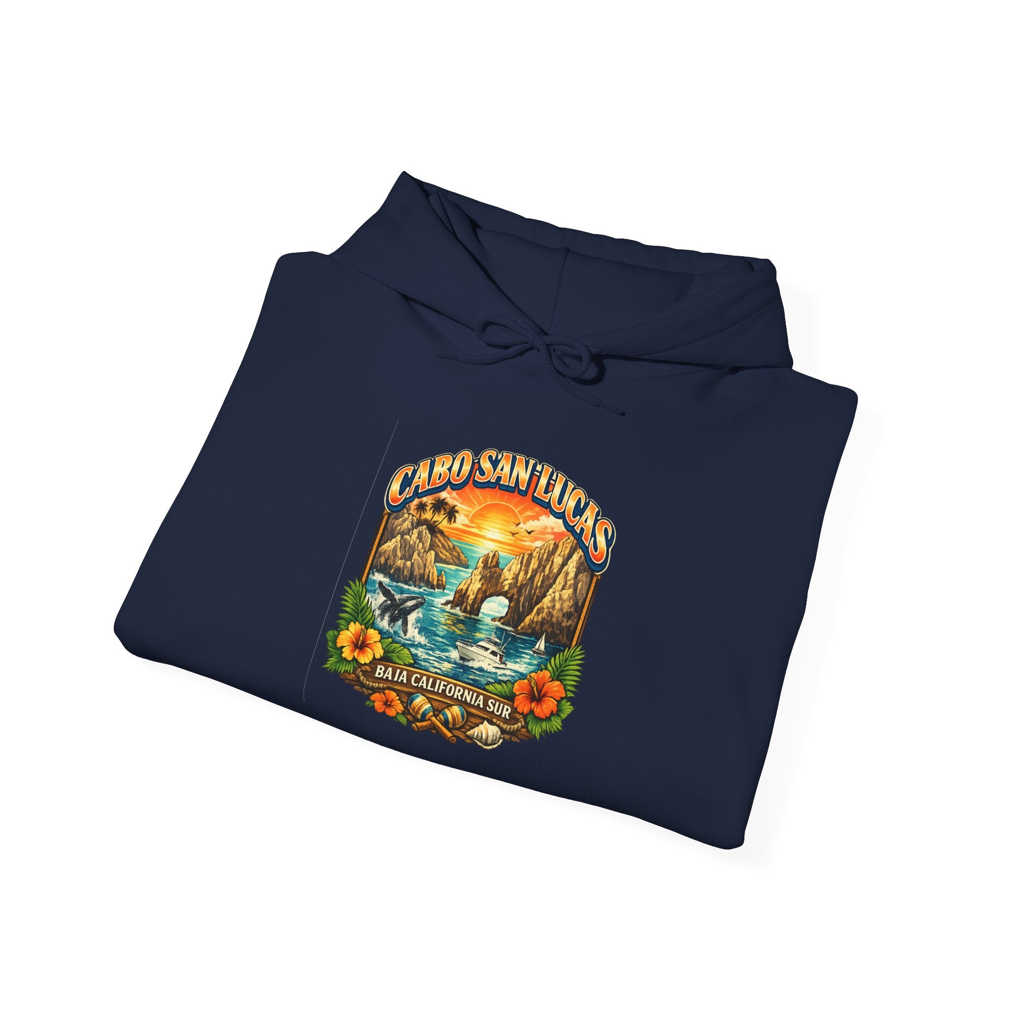 Sunset Lake Vintage Nature Hoodie – Scenic ‘Sunset Lake’ Retro Graphic