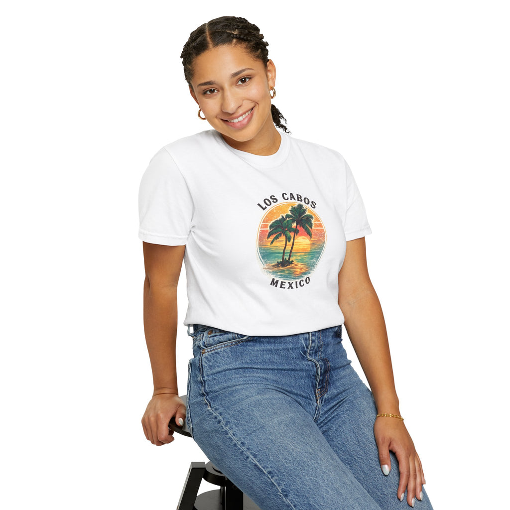Los Cabos Palms T-Shirt — Tropical Beach Palm Graphic Tee