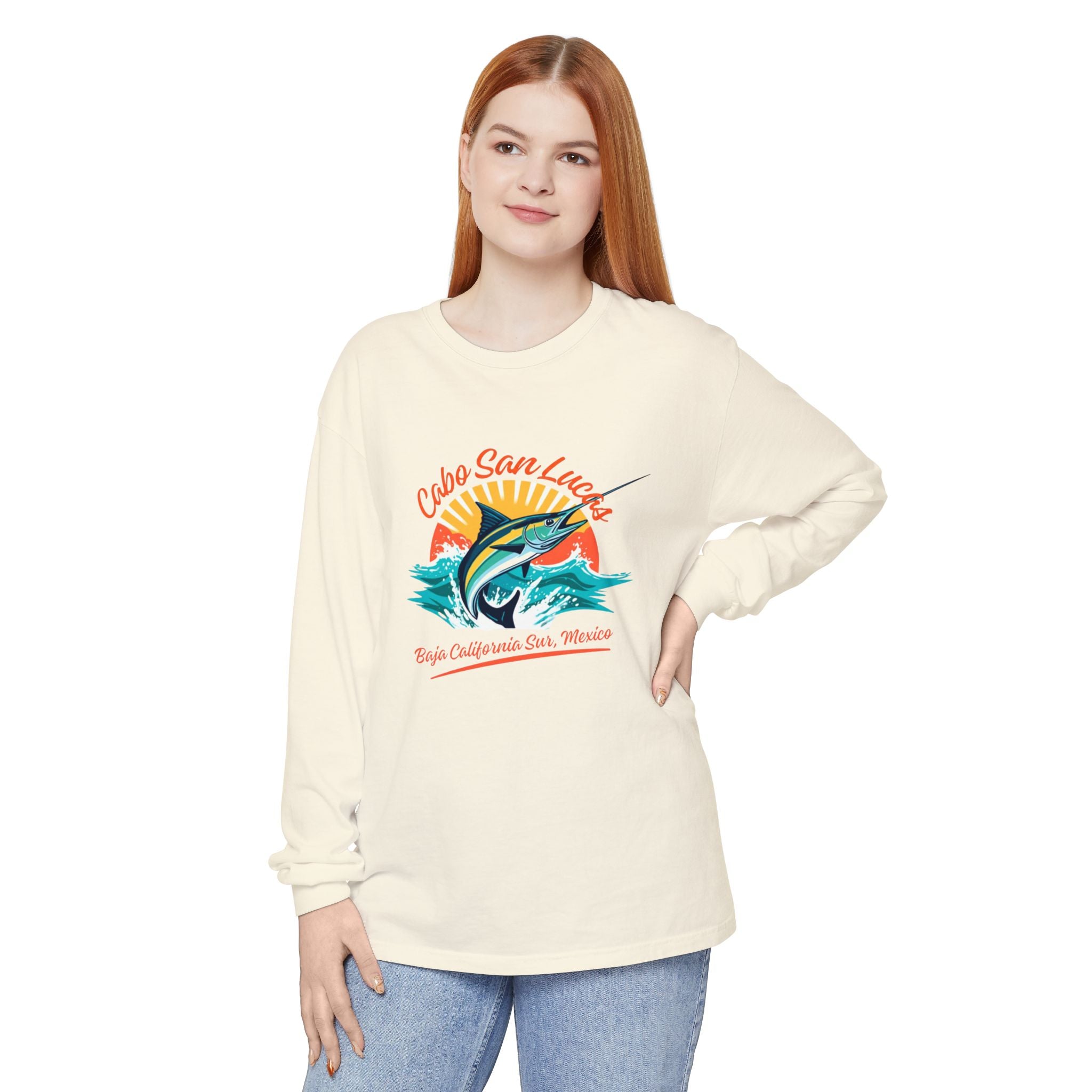 Cabo San Lucas Marlin Sunset Long Sleeve Tee