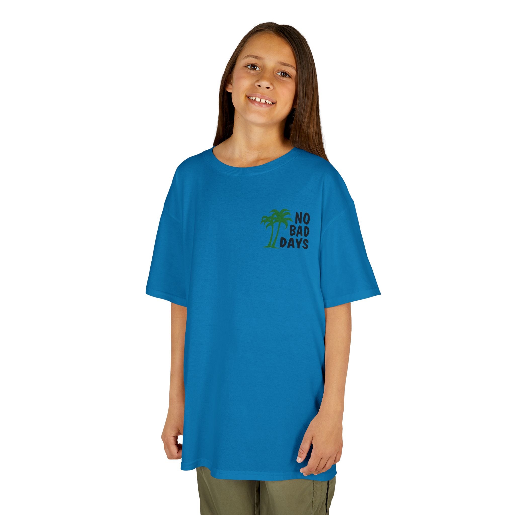 Kids 'No Bad Days' Palm Tree T‑Shirt