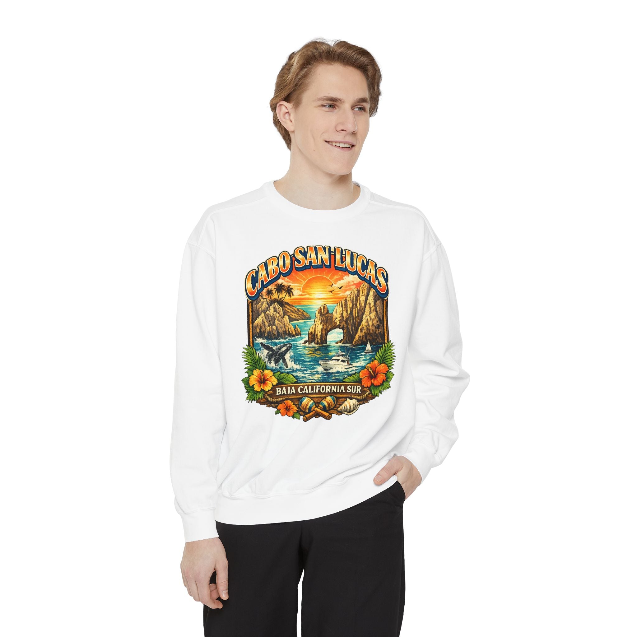 Cabo San Lucas Sunset Sweatshirt — Baja California Surf Crewneck