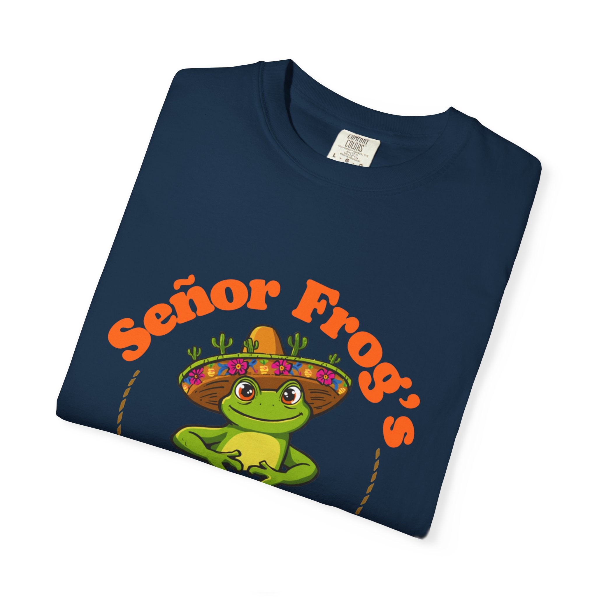 Señor Frog's Cabo San Lucas T-Shirt — Cute Frog Sombrero Mexico Souvenir