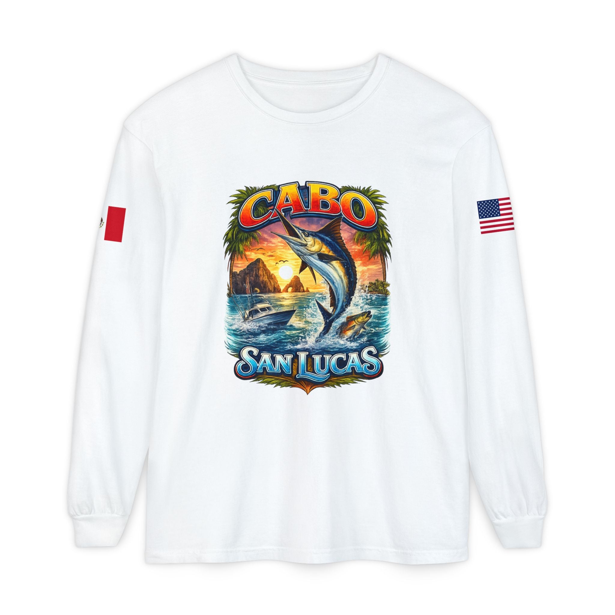 Cabo San Lucas Arch Marlin Long Sleeve T-Shirt