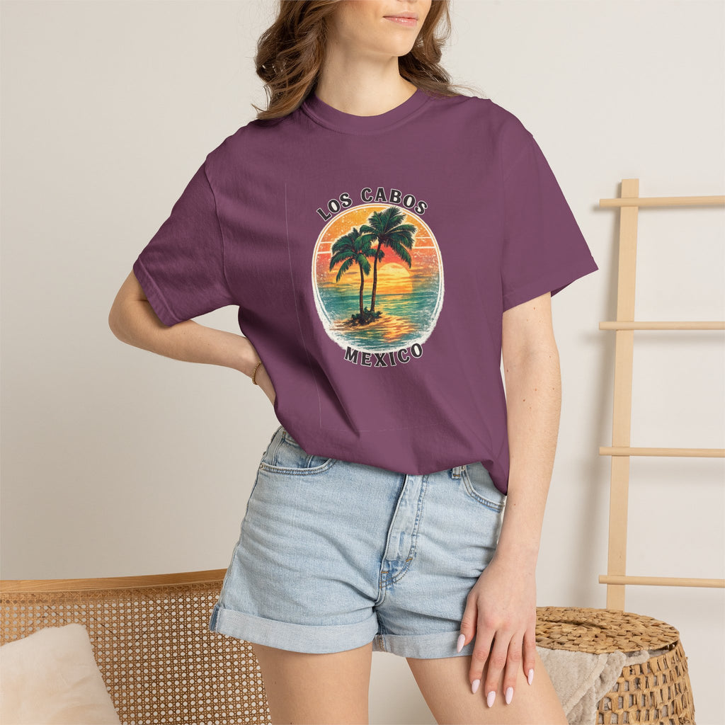 Los Cabos Palms T-Shirt — Tropical Beach Palm Graphic Tee