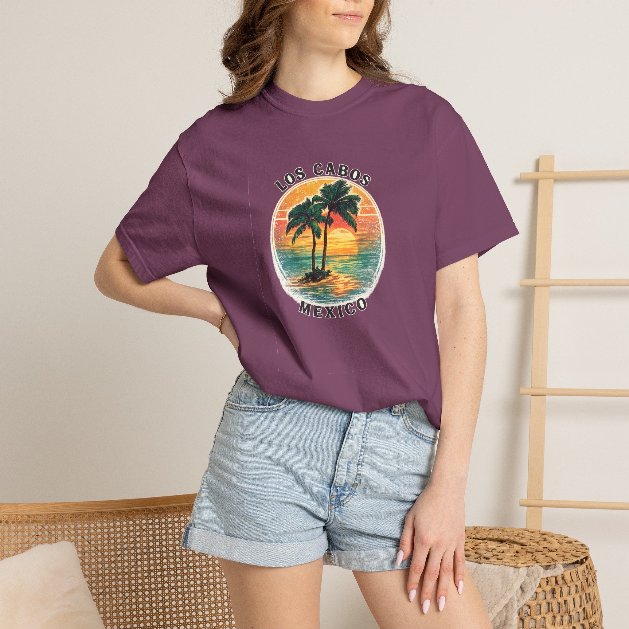 Los Cabos Palms T-Shirt — Tropical Beach Palm Graphic Tee