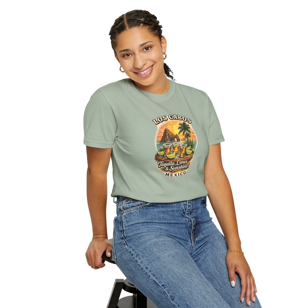 Los Cabos Tequila & Limes T-Shirt — Mexico Beach Vacation Tee