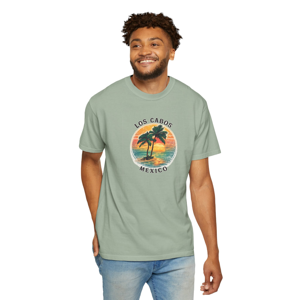 Los Cabos Palms T-Shirt — Tropical Beach Palm Graphic Tee
