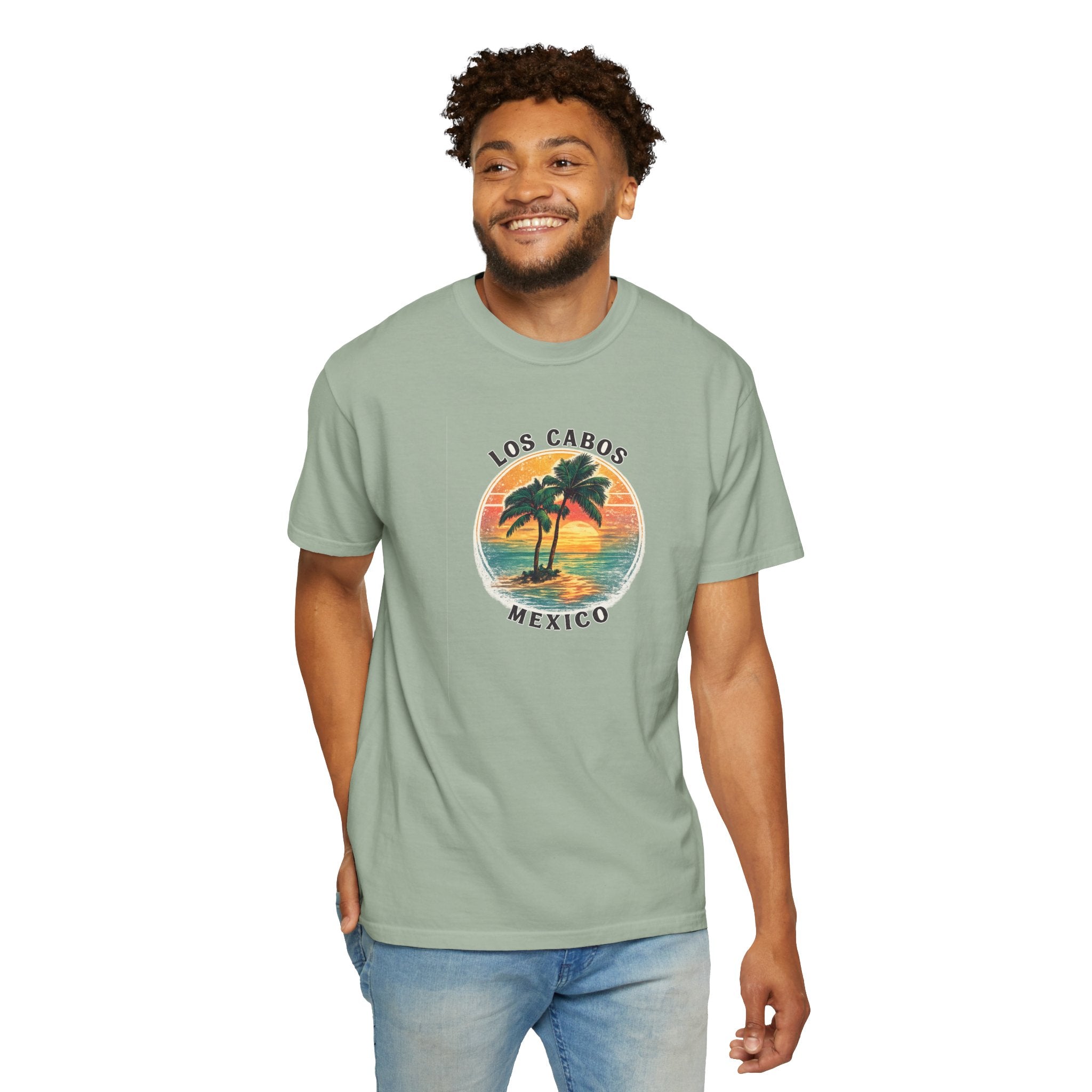 Los Cabos Palms T-Shirt — Tropical Beach Palm Graphic Tee