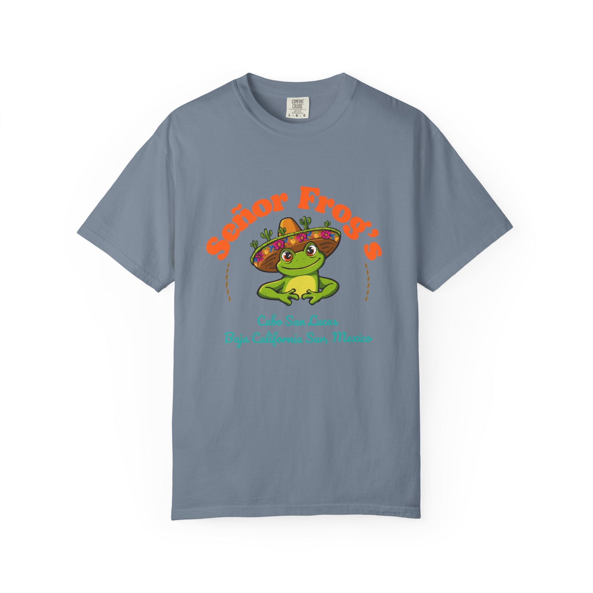 Señor Frog's Cabo San Lucas T-Shirt — Cute Frog Sombrero Mexico Souvenir