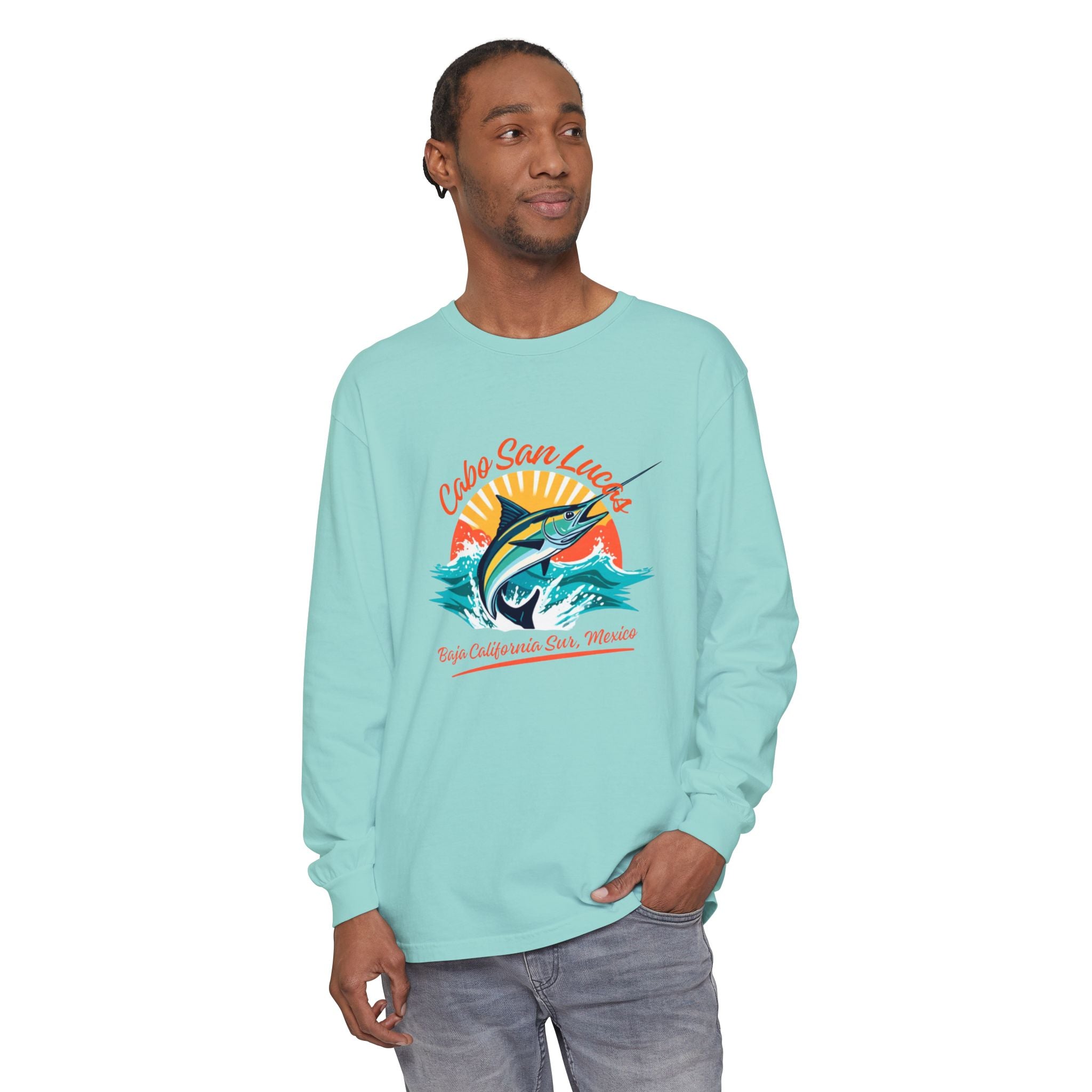 Cabo San Lucas Marlin Sunset Long Sleeve Tee