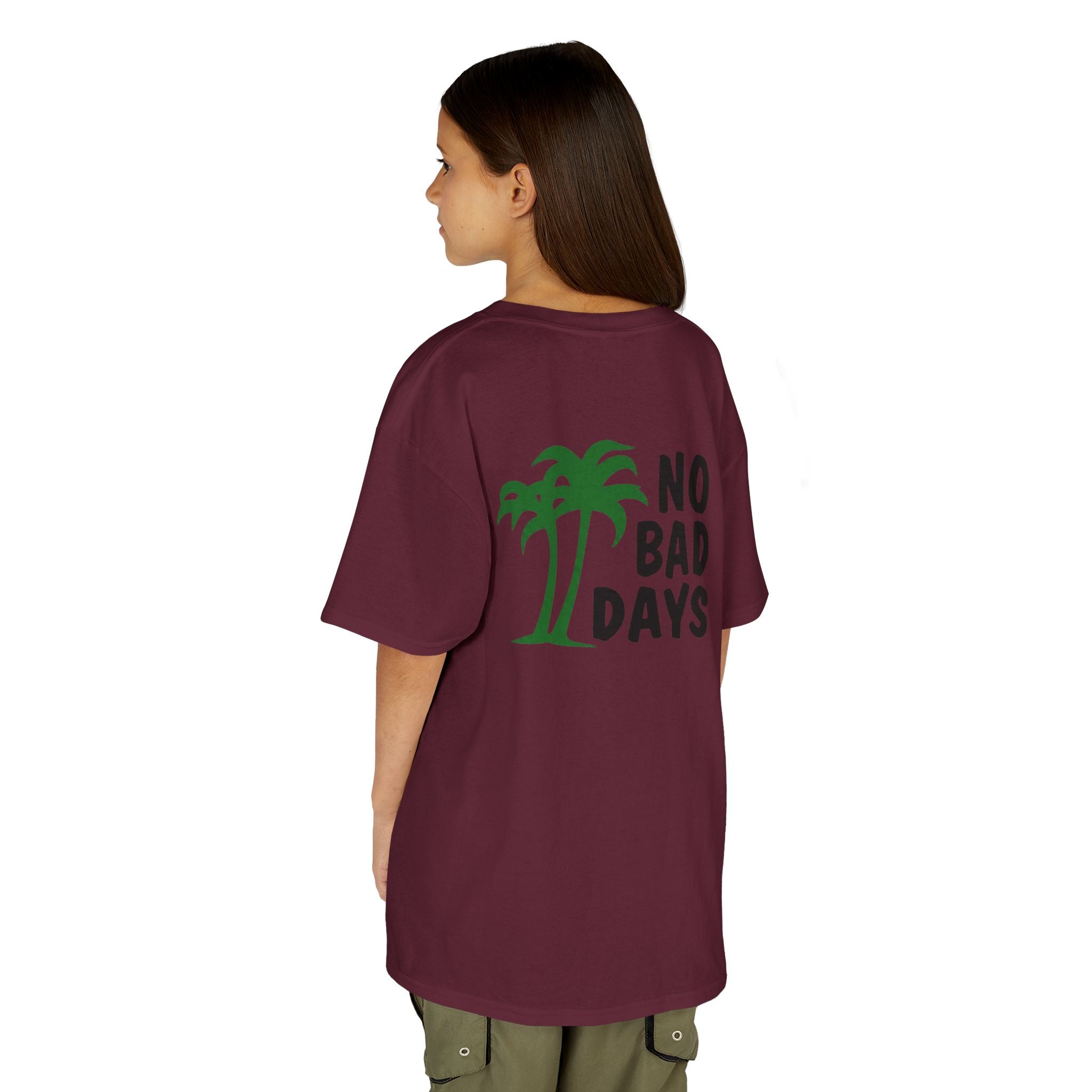 Kids 'No Bad Days' Palm Tree T‑Shirt