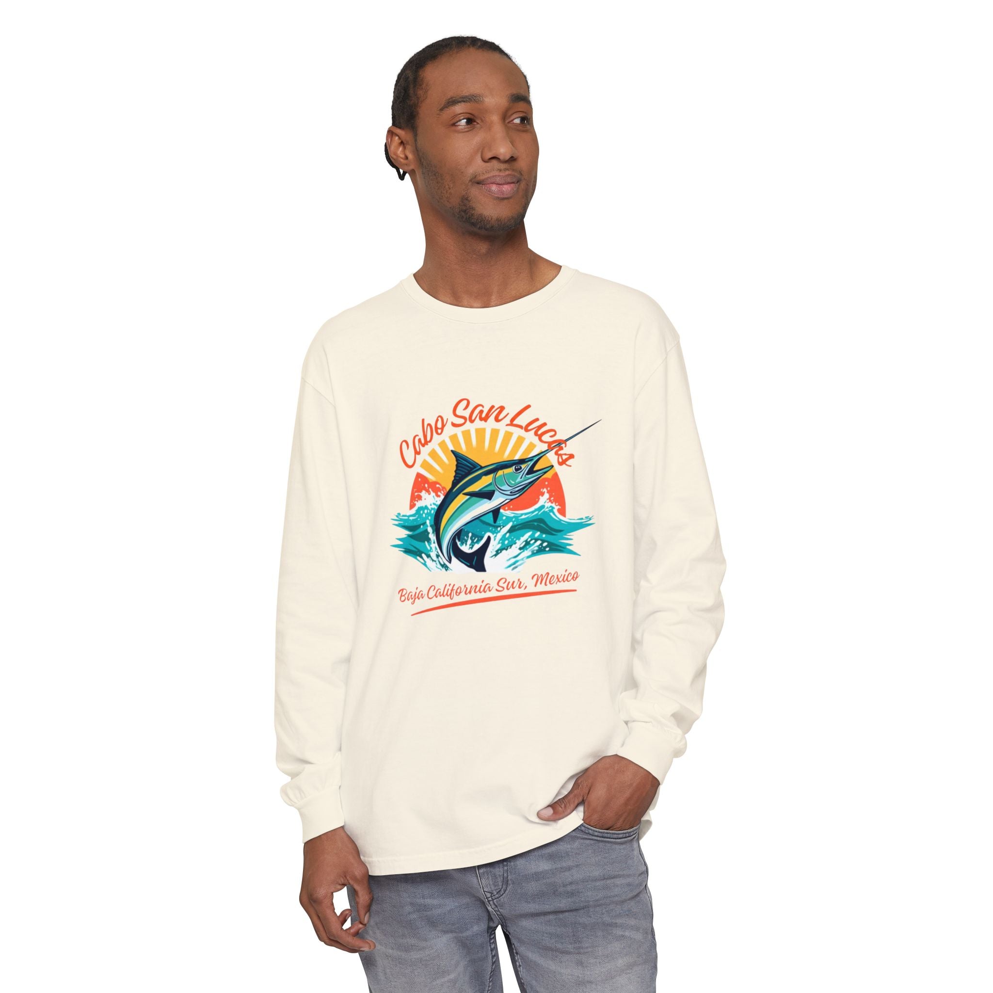 Cabo San Lucas Marlin Sunset Long Sleeve Tee