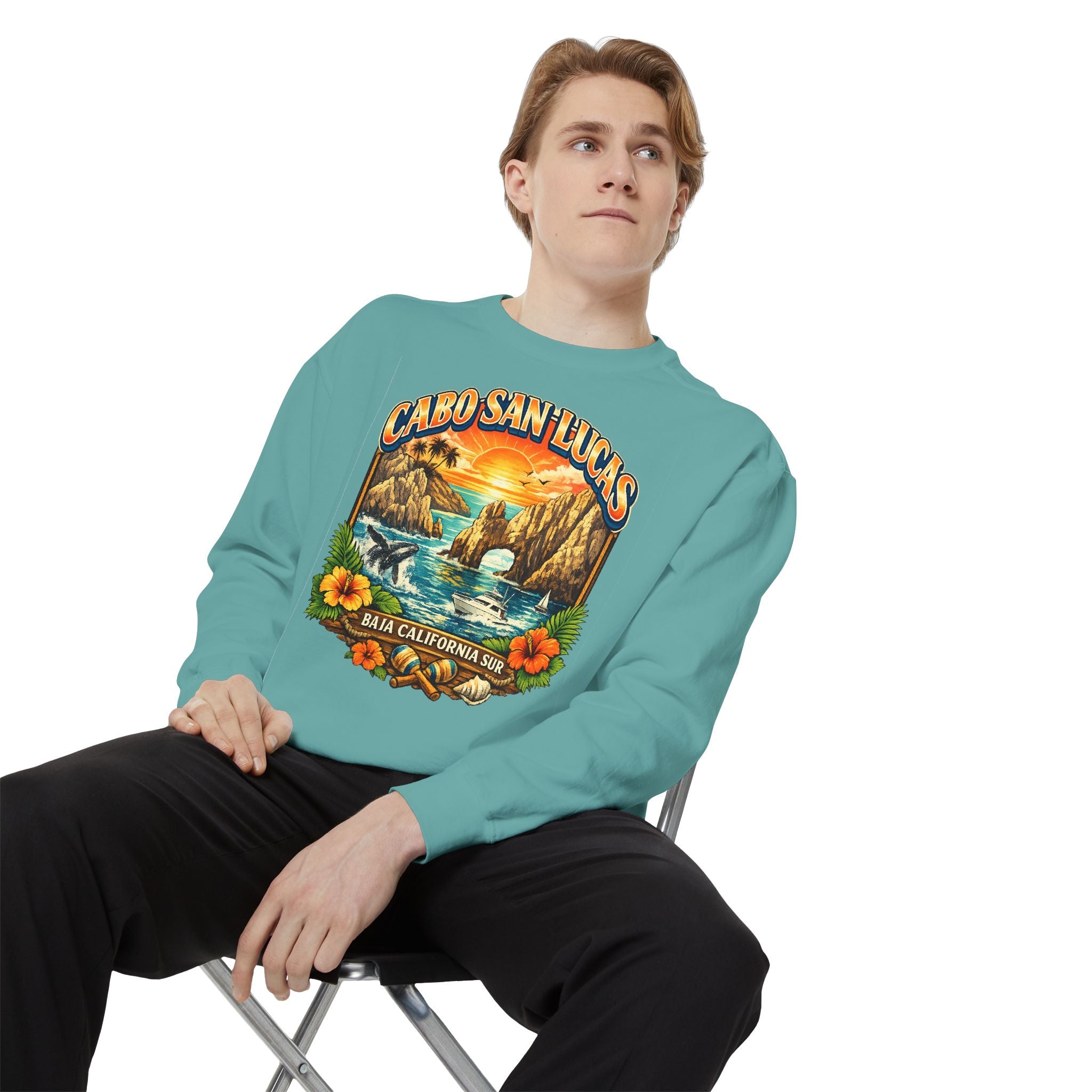 Cabo San Lucas Sunset Sweatshirt — Baja California Surf Crewneck