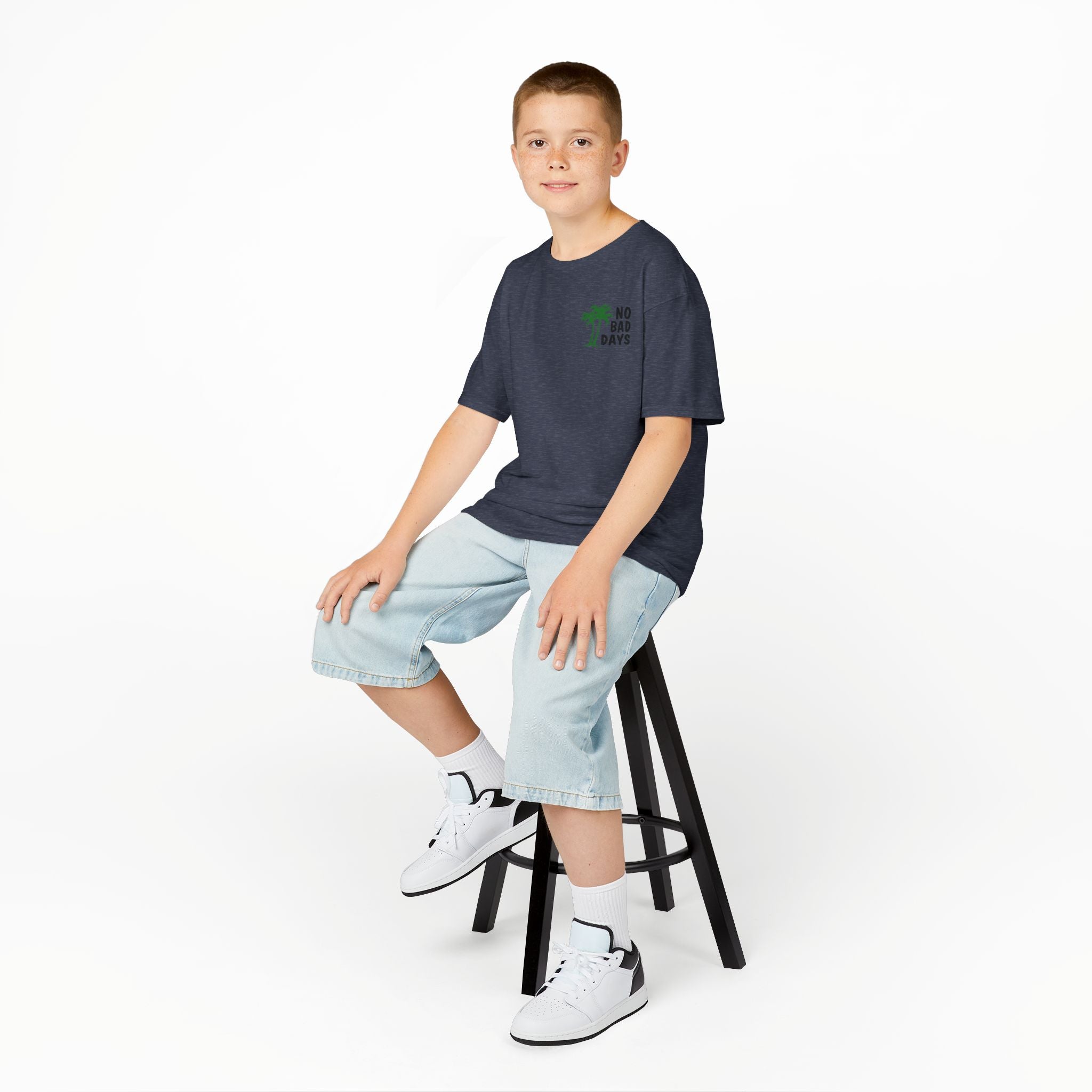 Kids 'No Bad Days' Palm Tree T‑Shirt