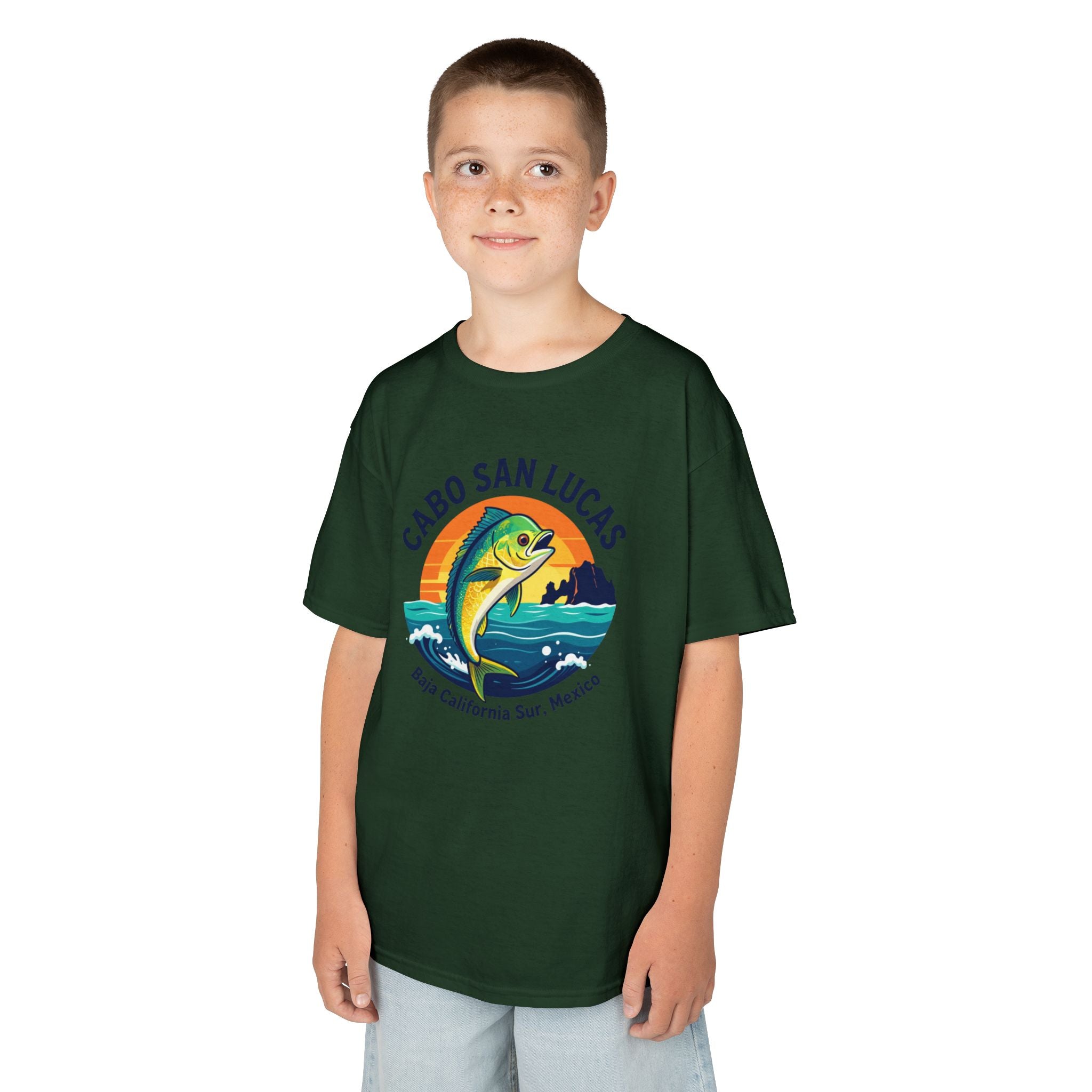 Kids Tee — Cabo San Lucas Mahi Mahi Fishing Souvenir