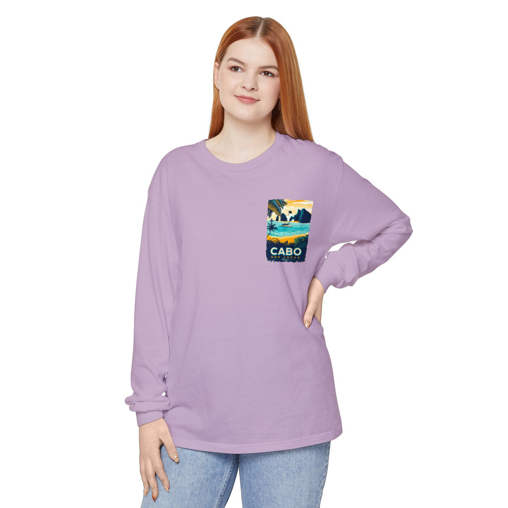 Cabo San Lucas Long Sleeve Tee — Vintage Beach Graphic