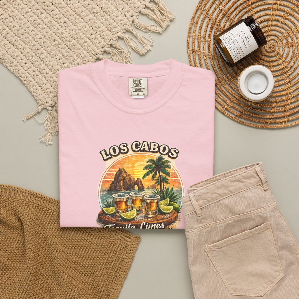 Los Cabos Tequila & Limes T-Shirt — Mexico Beach Vacation Tee