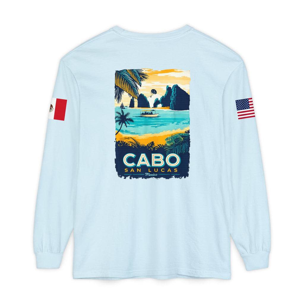 Cabo San Lucas Long Sleeve Tee — Vintage Beach Graphic