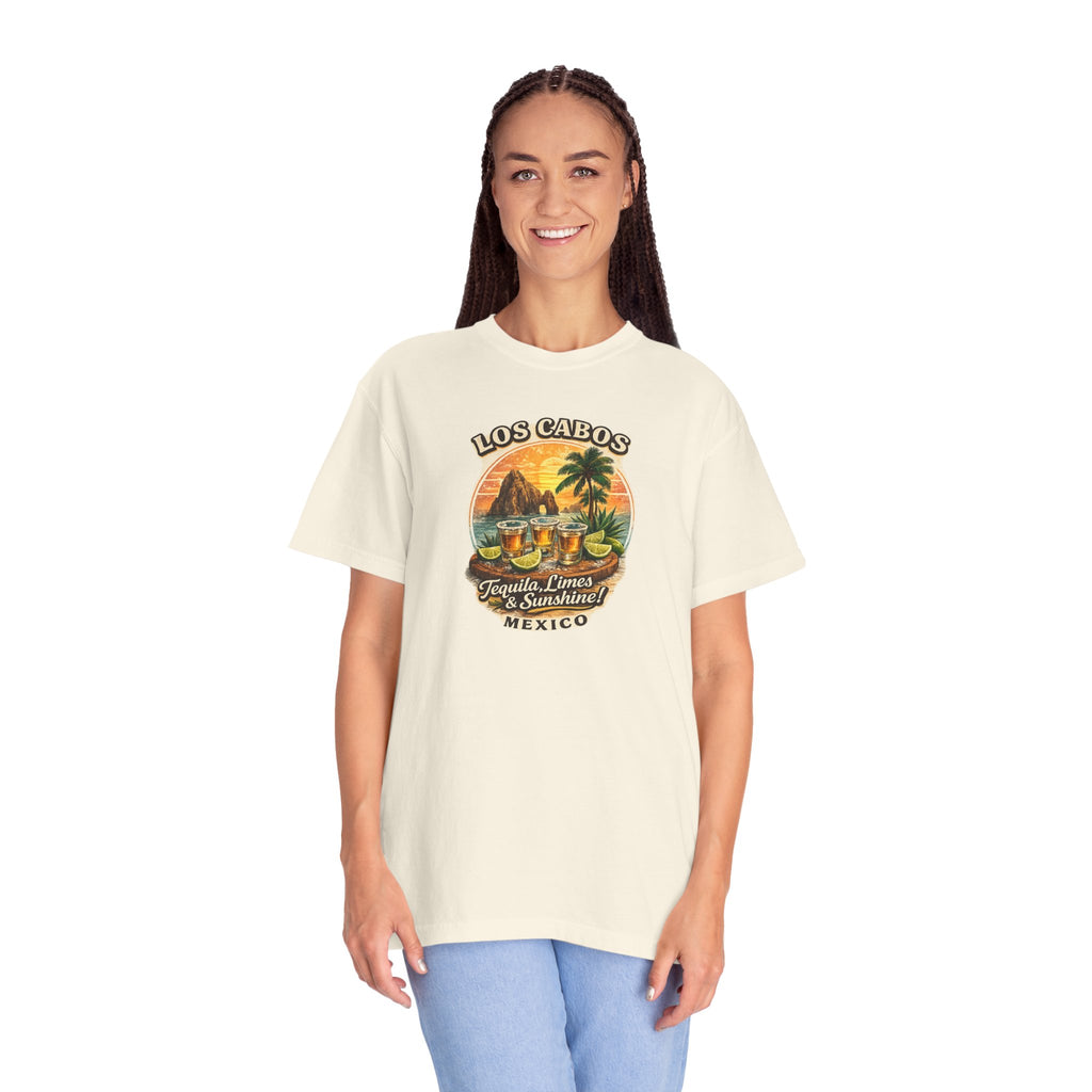 Los Cabos Tequila & Limes T-Shirt — Mexico Beach Vacation Tee