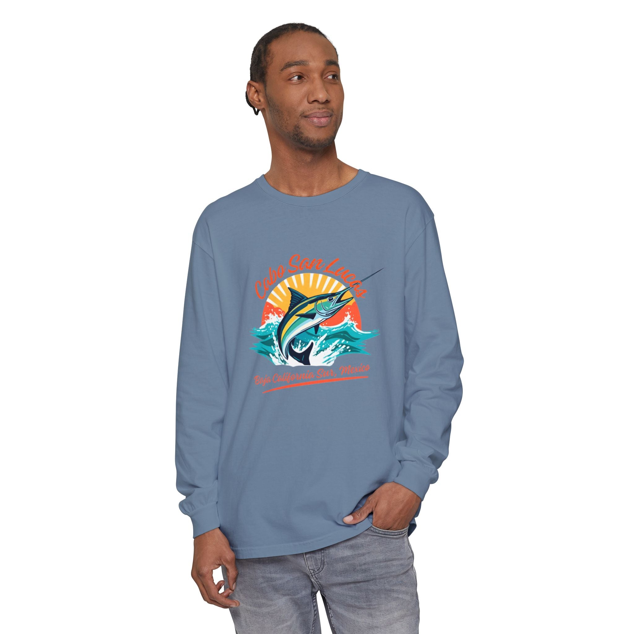 Cabo San Lucas Marlin Sunset Long Sleeve Tee