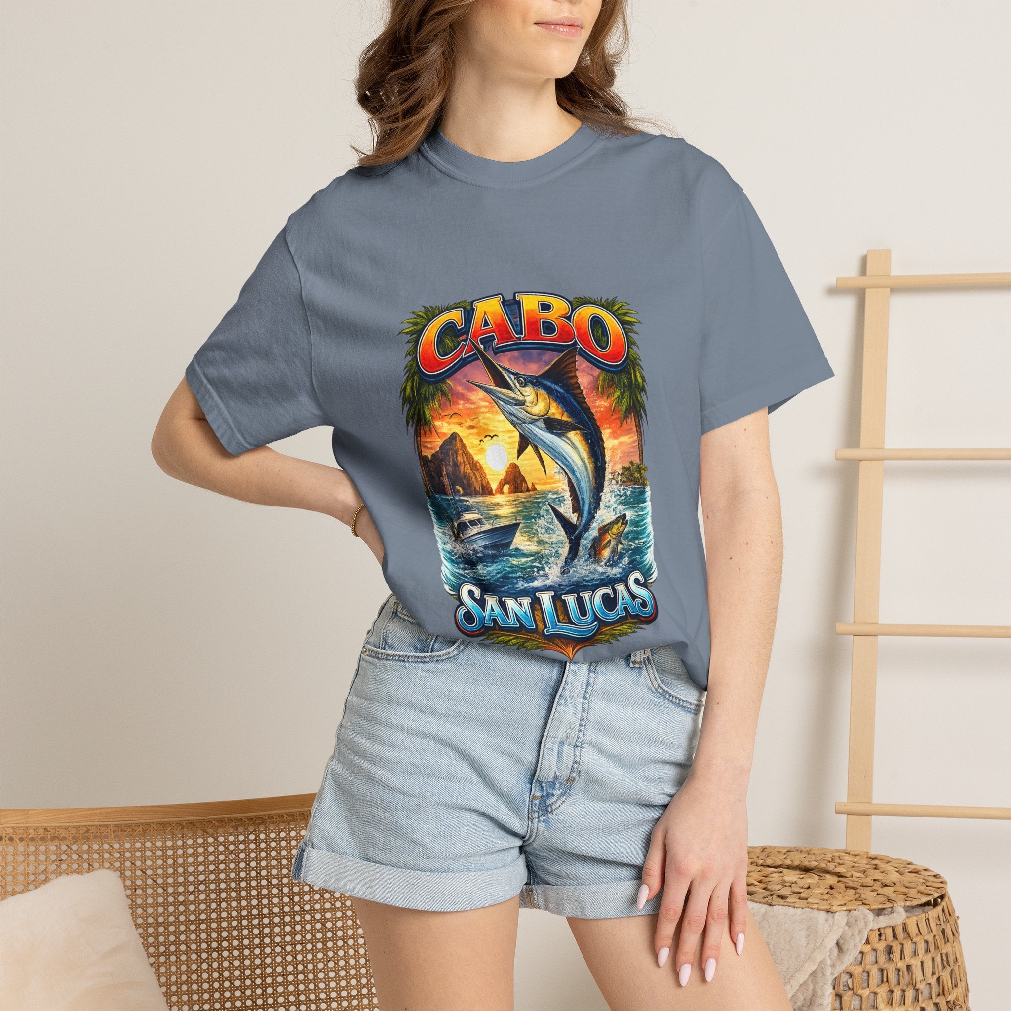 Cabo San Lucas Arch Marlin Fishing T-Shirt