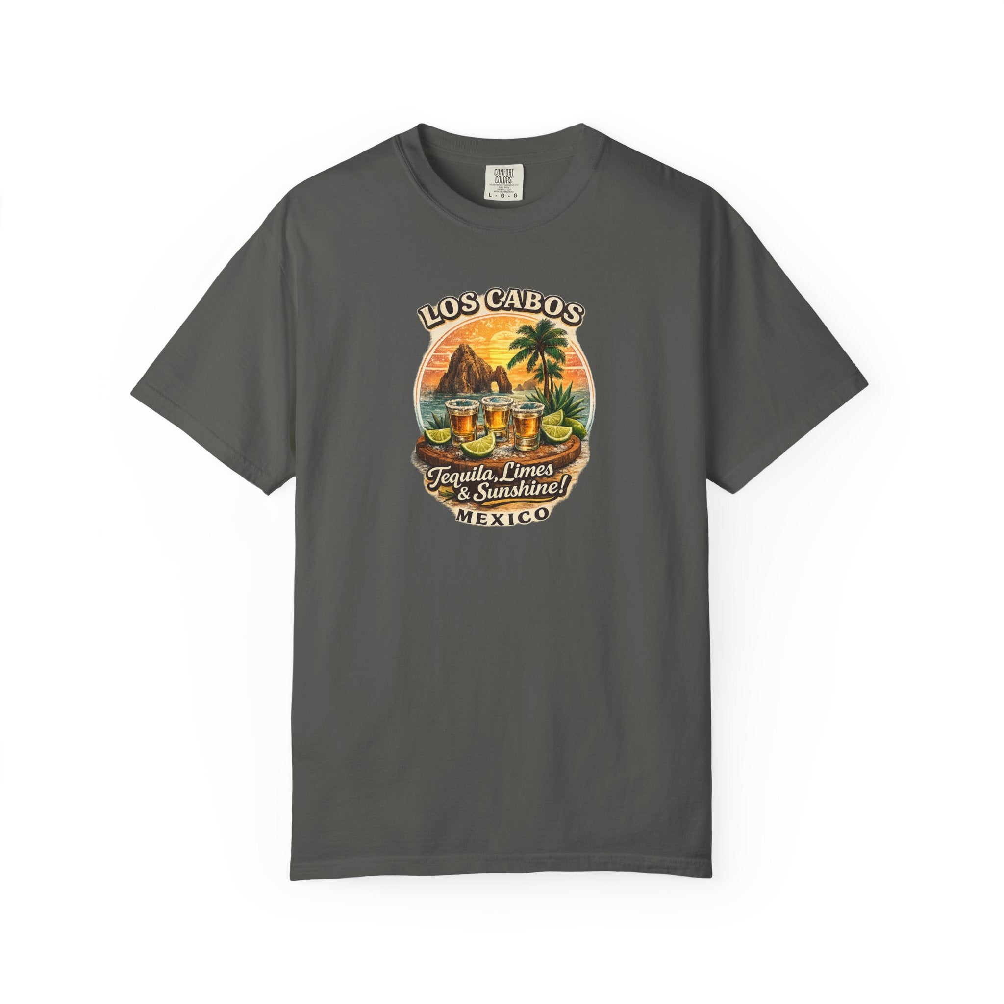 Los Cabos Tequila & Limes T-Shirt — Mexico Beach Vacation Tee