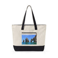 Cabo San Lucas Arch Zippered Canvas Tote — Beach Travel Tote Bag