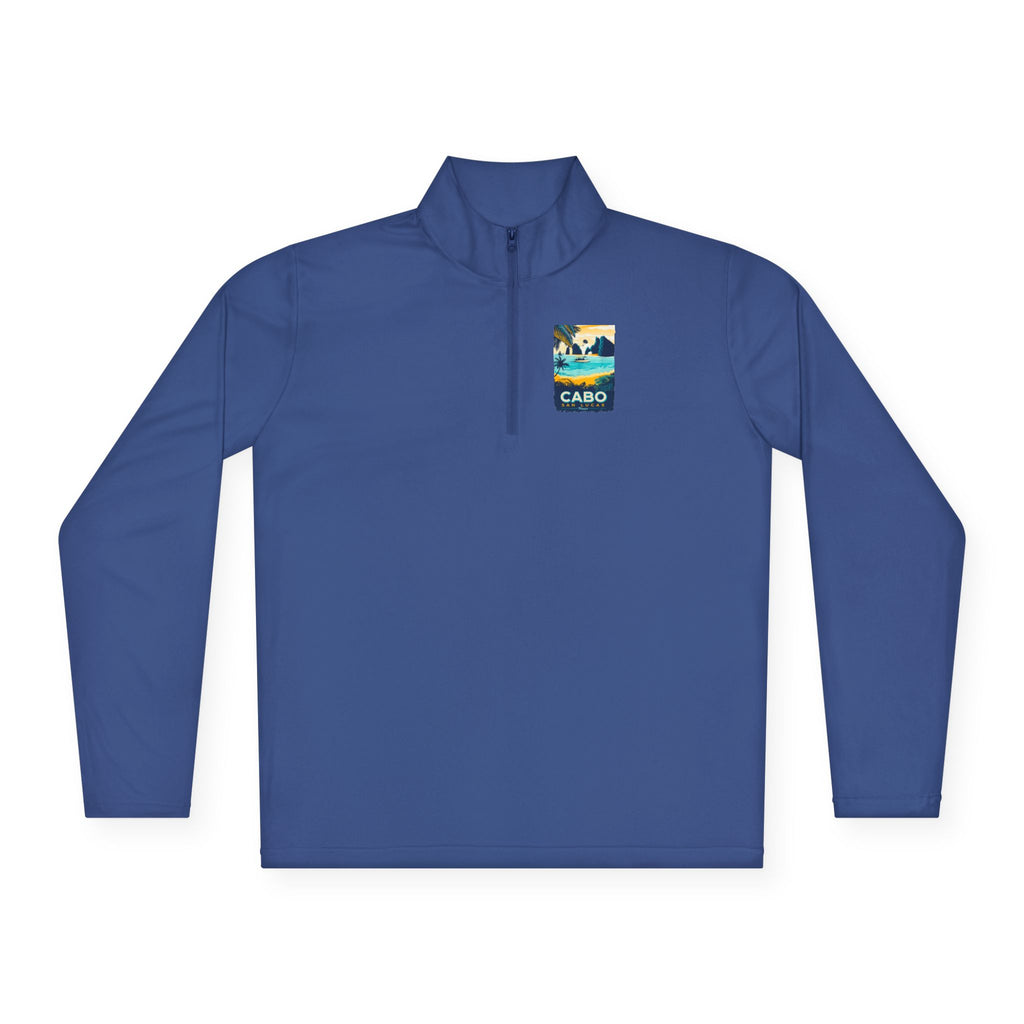 Cabo Paradise Quarter-Zip Pullover — Cabo Arch Graphic