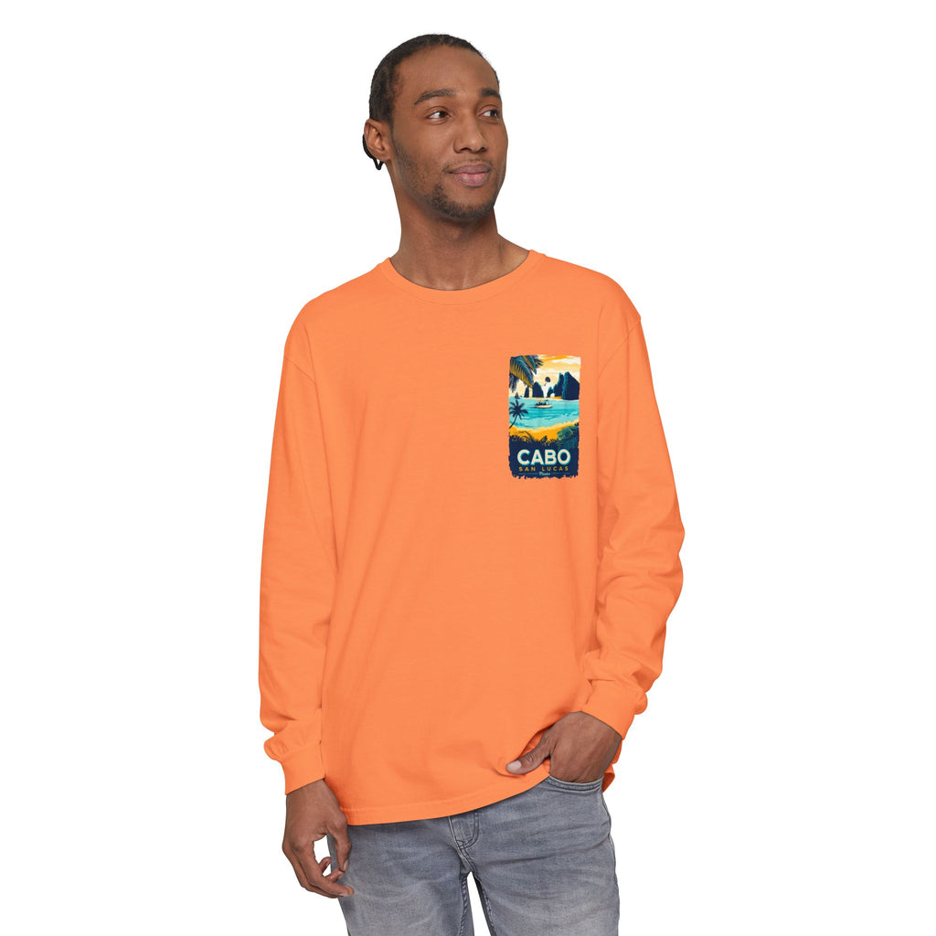 Cabo San Lucas Long Sleeve Tee — Vintage Beach Graphic