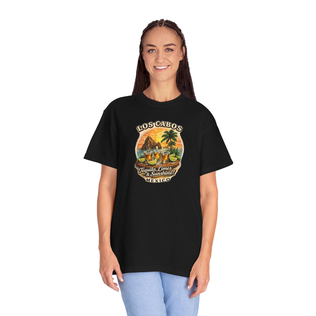 Los Cabos Tequila & Limes T-Shirt — Mexico Beach Vacation Tee