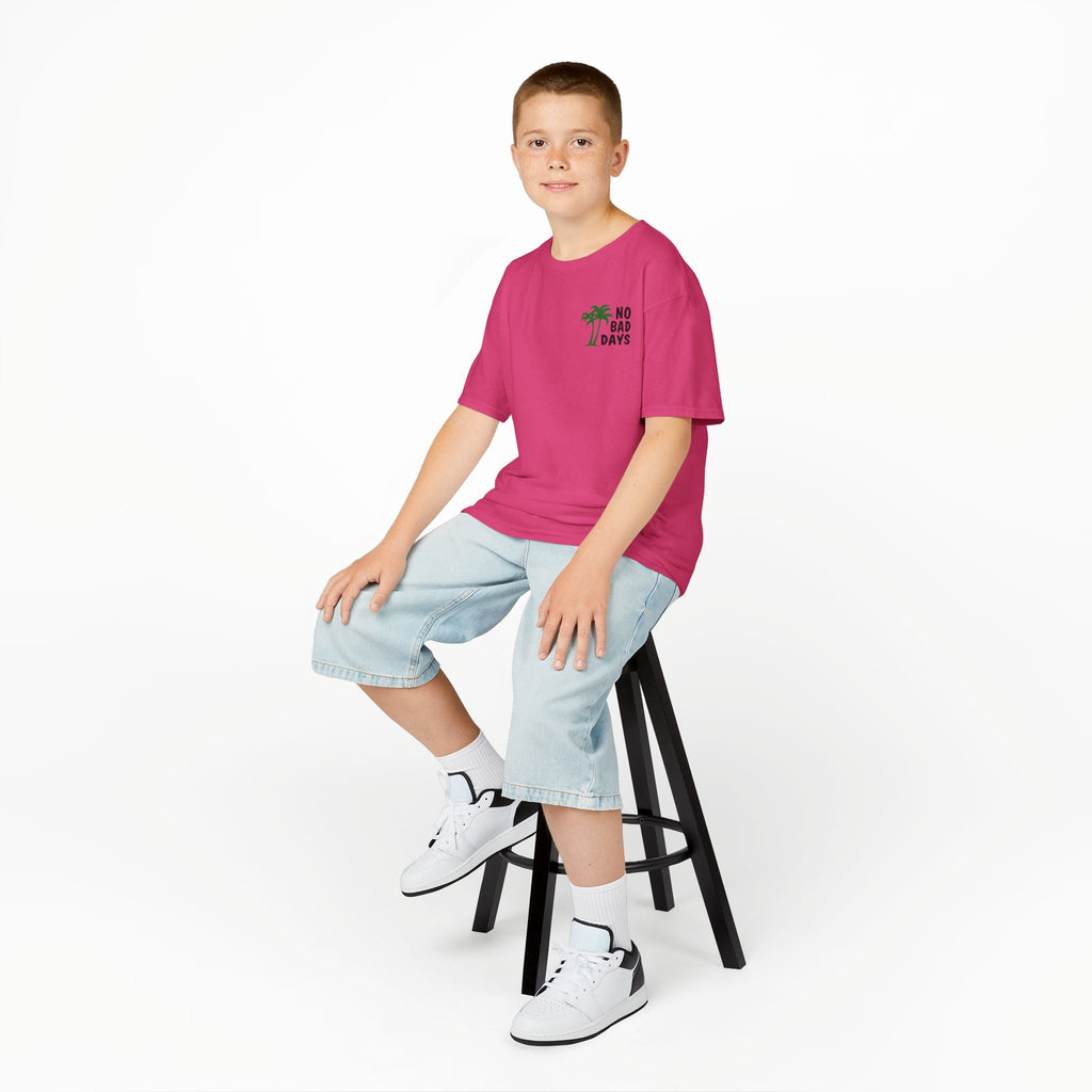 Kids 'No Bad Days' Palm Tree T‑Shirt