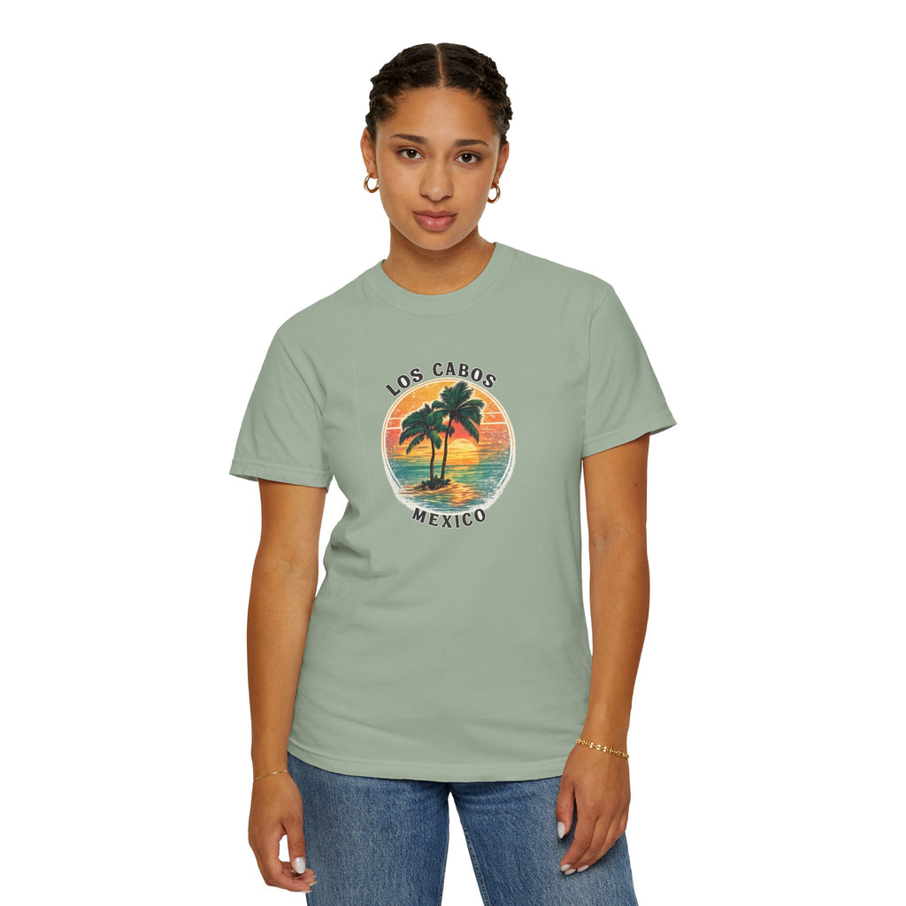 Los Cabos Palms T-Shirt — Tropical Beach Palm Graphic Tee