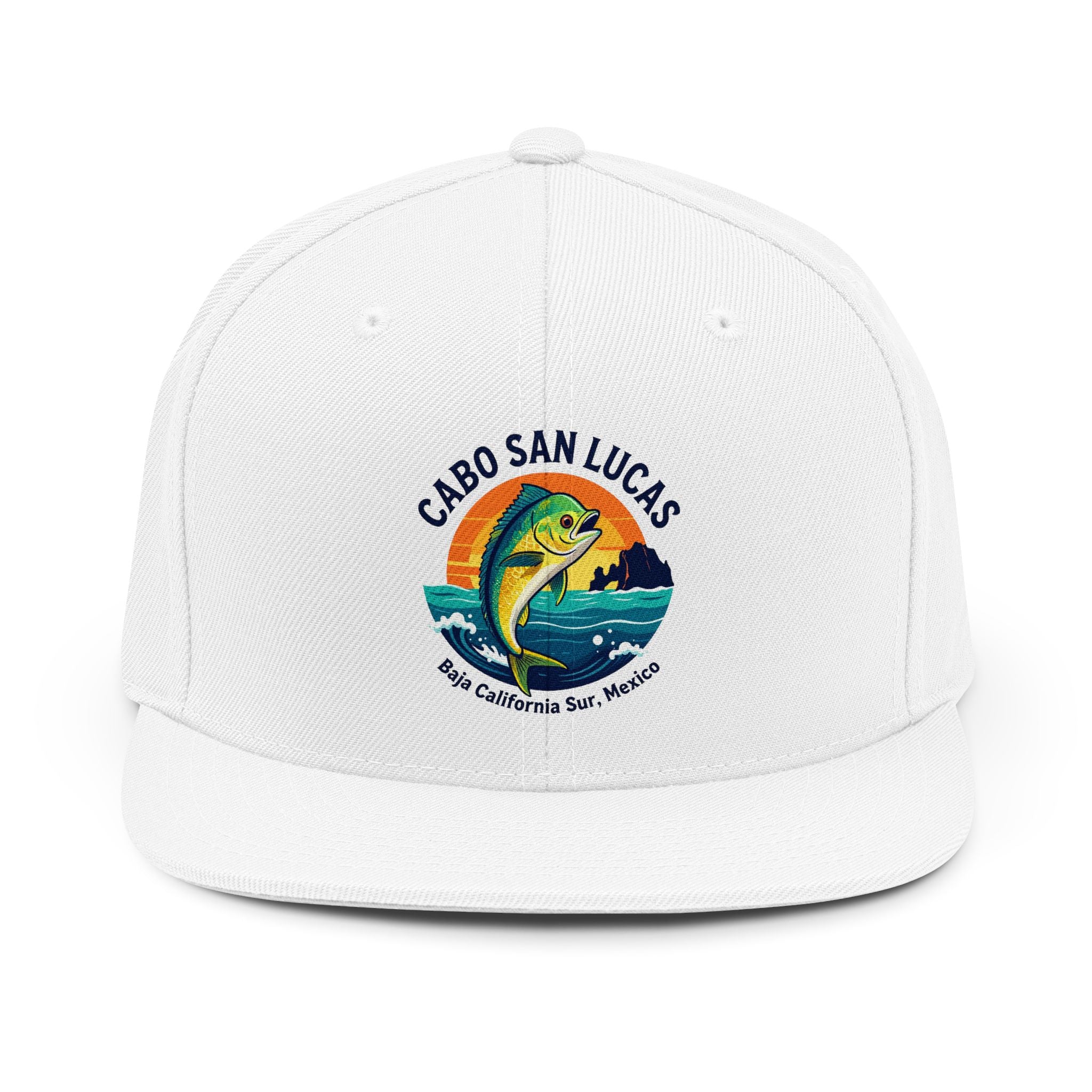 Cabo San Lucas Mahi Snapback Hat — Baja California Surf Fishing Cap