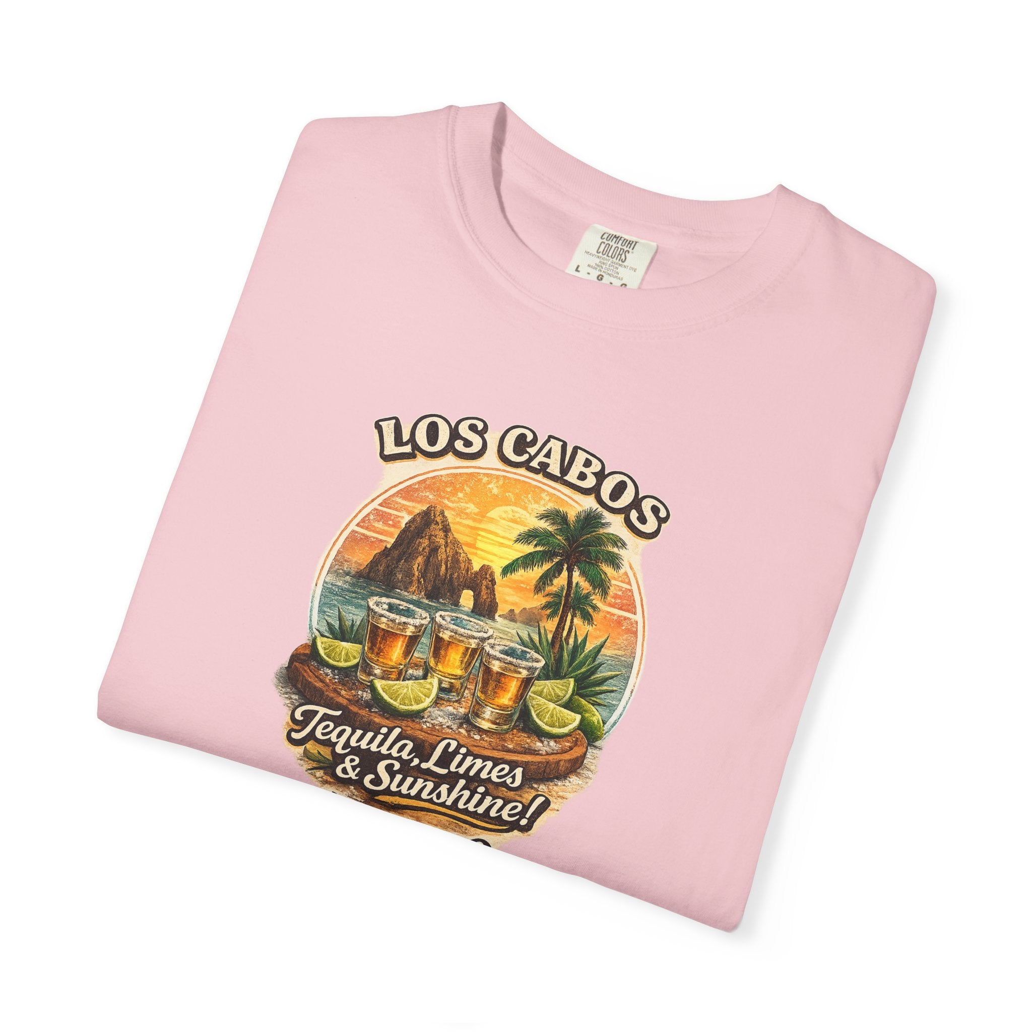 Los Cabos Tequila & Limes T-Shirt — Mexico Beach Vacation Tee