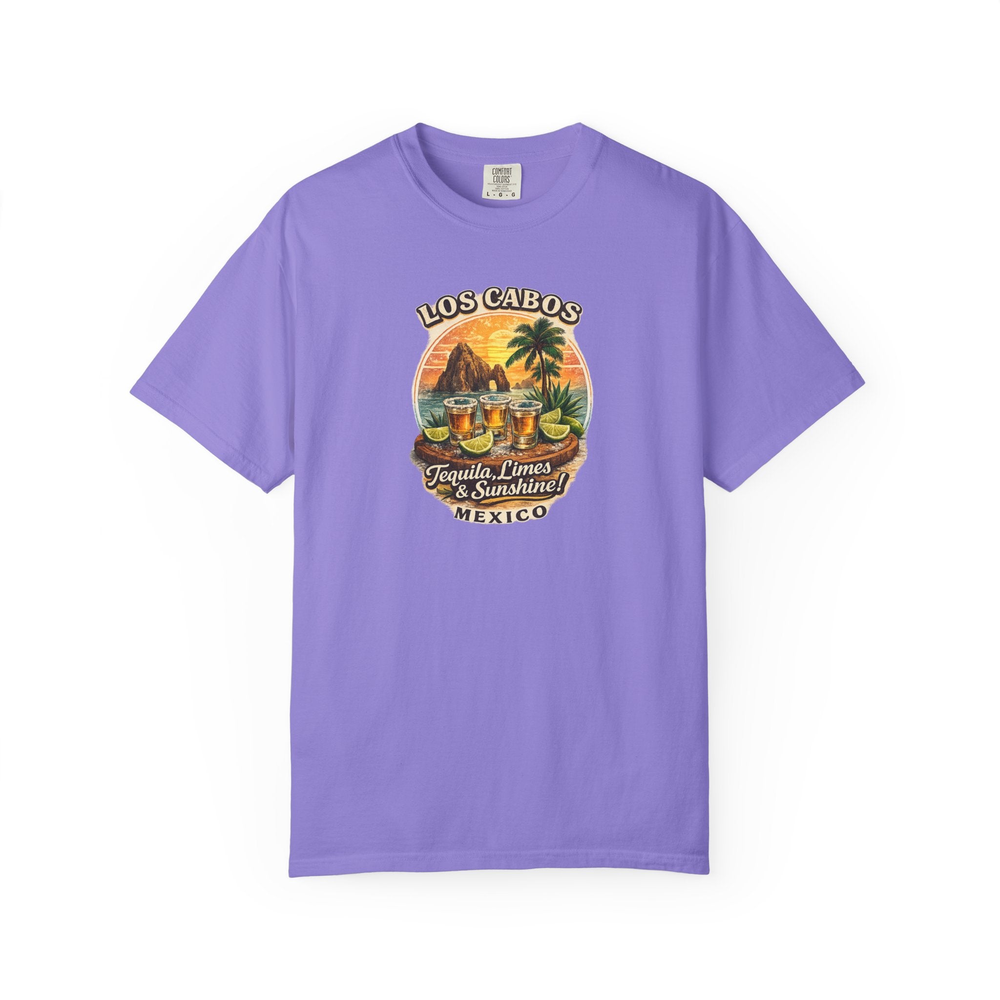 Los Cabos Tequila & Limes T-Shirt — Mexico Beach Vacation Tee