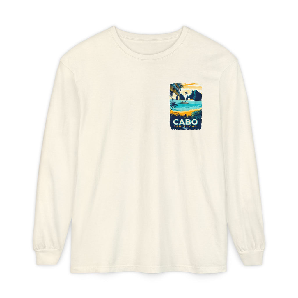 Cabo San Lucas Long Sleeve Tee — Vintage Beach Graphic