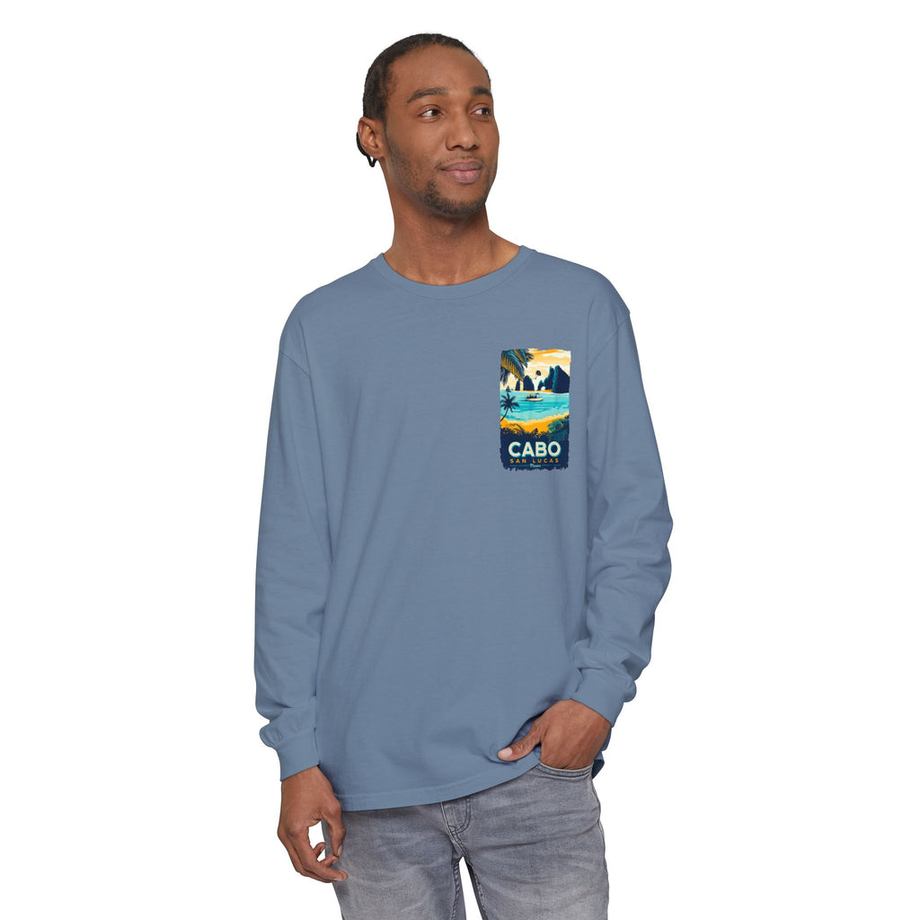 Cabo San Lucas Long Sleeve Tee — Vintage Beach Graphic