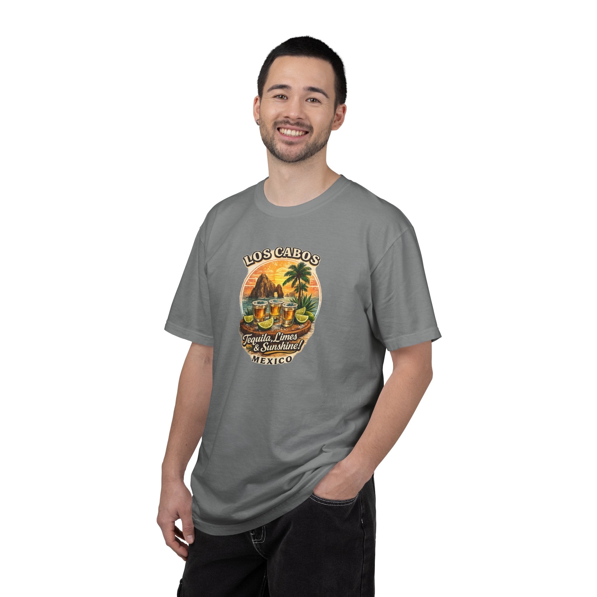 Los Cabos Tequila & Limes T-Shirt — Mexico Beach Vacation Tee
