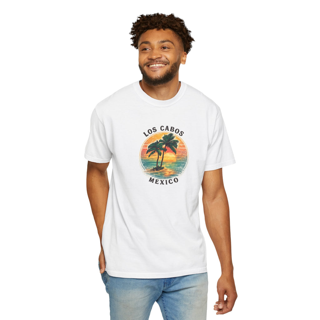 Los Cabos Palms T-Shirt — Tropical Beach Palm Graphic Tee