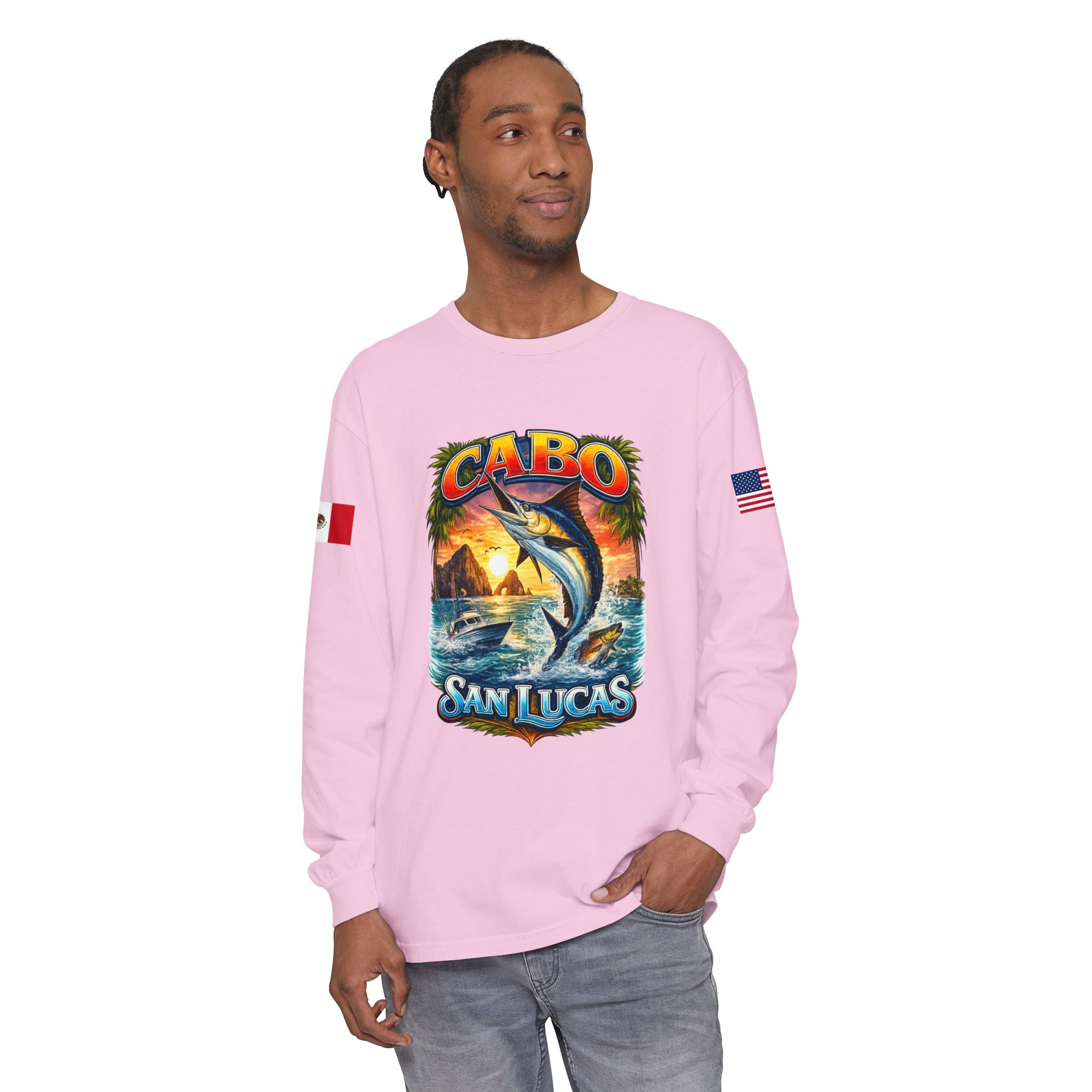 Cabo San Lucas Arch Marlin Long Sleeve T-Shirt
